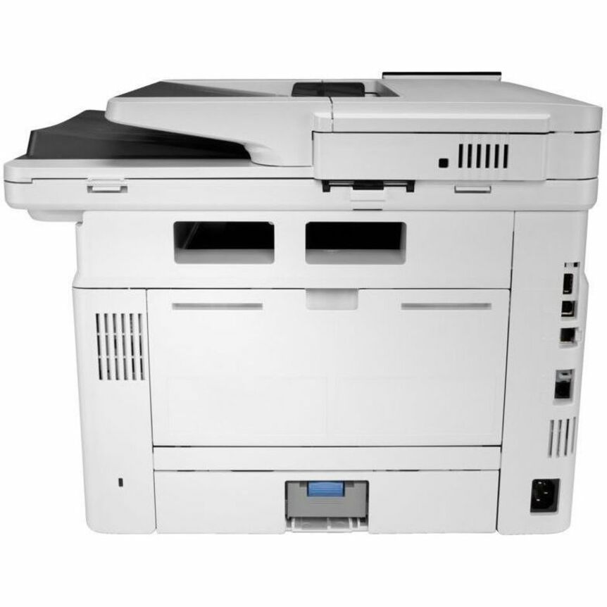 HP LaserJet Managed E42540f Laser Multifunction Printer-Monochrome-Copier/Fax/Scanner-38 ppm Mono Print-1200x1200 Print-Automatic Duplex Print-120000 Pages Monthly-350 sheets Input-Color Scanner-600 Optical Scan-Gigabit Ethernet - Copier/Fax/Printer/Scanner - 38 ppm Mono Print - 1200 x 1200 dpi Print - Automatic Duplex Print - Up to 120000 Pages Monthly - 350 sheets Input - Color Scanner - 600 dpi Optical Scan - Gigabit Ethernet - USB - For Plain Paper Print — rearmaximum