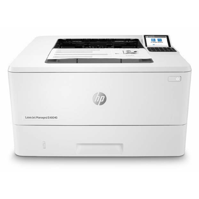 HP LaserJet Managed E40040dn Desktop Laser Printer - Monochrome - 42 ppm Mono - 1200 x 1200 dpi Print - Automatic Duplex Print - 350 Sheets Input - Ethernet - 120000 Pages Duty Cycle - Plain Paper Print - Gigabit Ethernet - USB