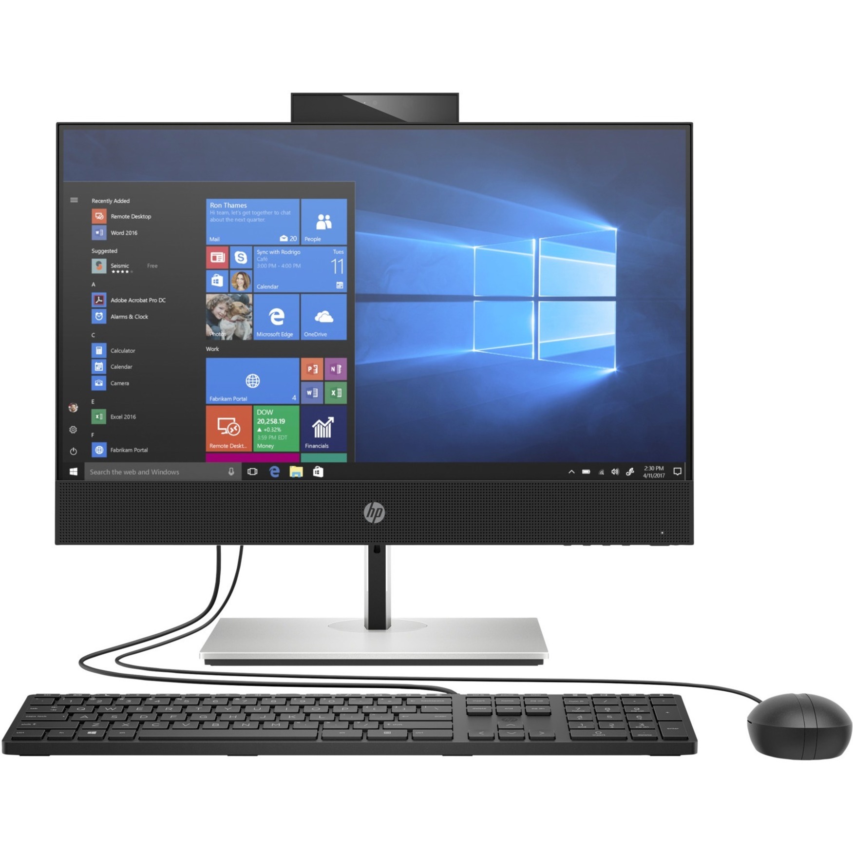 HP Business Desktop ProOne 600 G6 All-in-One Computer - 21.5" — front