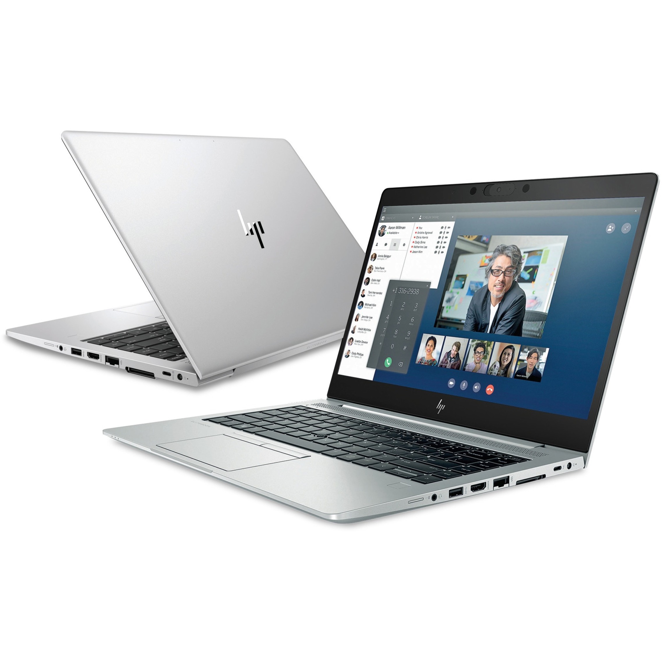 HP mt45 14" Rugged Thin Client Notebook - Full HD - AMD Ryzen 3 PRO 3300U - 8 GB - 128 GB SSD - AMD Chip - 1920 x 1080 - AMD Radeon Vega 6 Graphics - In-plane Switching (IPS) Technology - IEEE 802.11a/b/g/n/ac Wireless LAN Standard — alternate image2