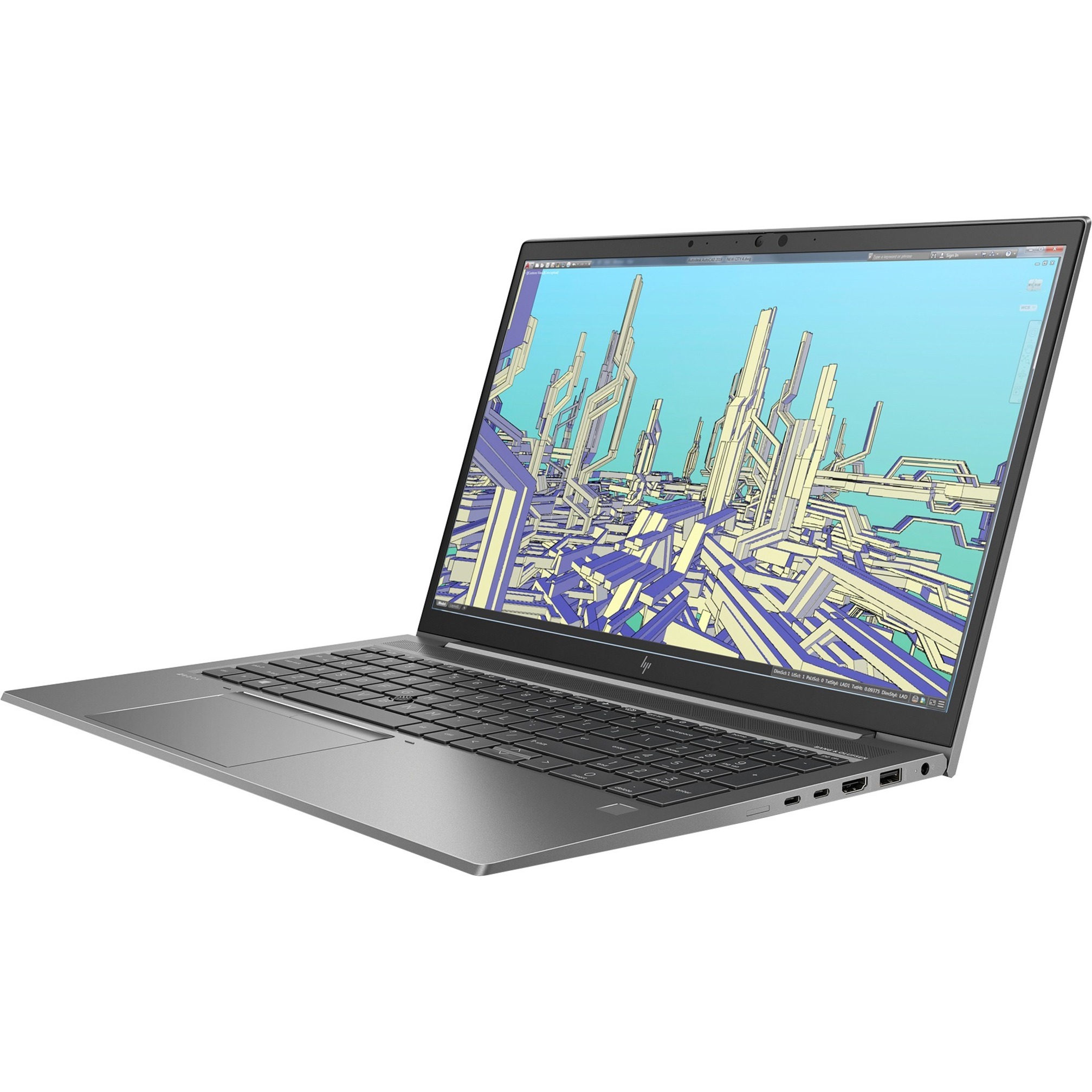 HP ZBook Firefly 15 G7 15.6" Mobile Workstation - Intel Core i7 10th Gen i7-10810U - vPro Technology - 32 GB - 512 GB SSD - English Keyboard - In-plane Switching (IPS) Technology - 23 Hours Battery Run Time — alternate image1
