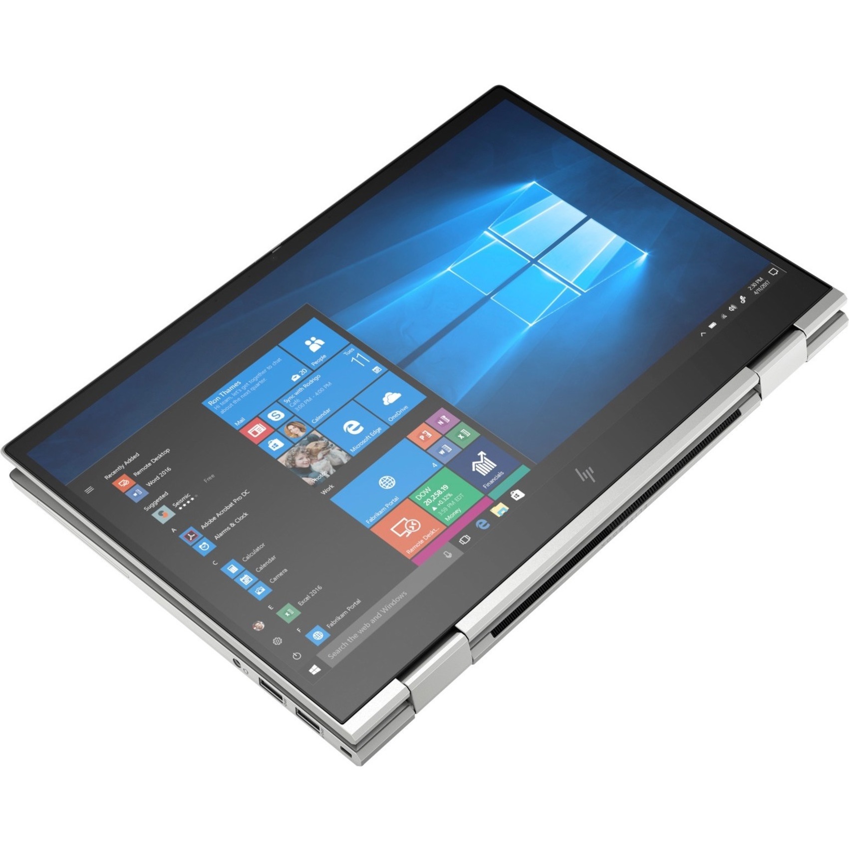 HP EliteBook x360 830 G7 13.3" Touchscreen Convertible 2 in 1 Notebook - Full HD - Intel Core i7 10th Gen i7-10610U - 16 GB - 512 GB SSD - 1920 x 1080 - Intel UHD Premium Graphics - In-plane Switching (IPS) Technology, BrightView — alternate image3