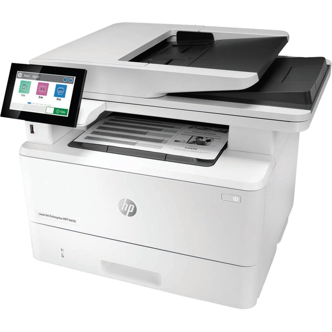 HP LaserJet M430f Laser Multifunction Printer-Monochrome-Copier/Fax/Scanner-42…