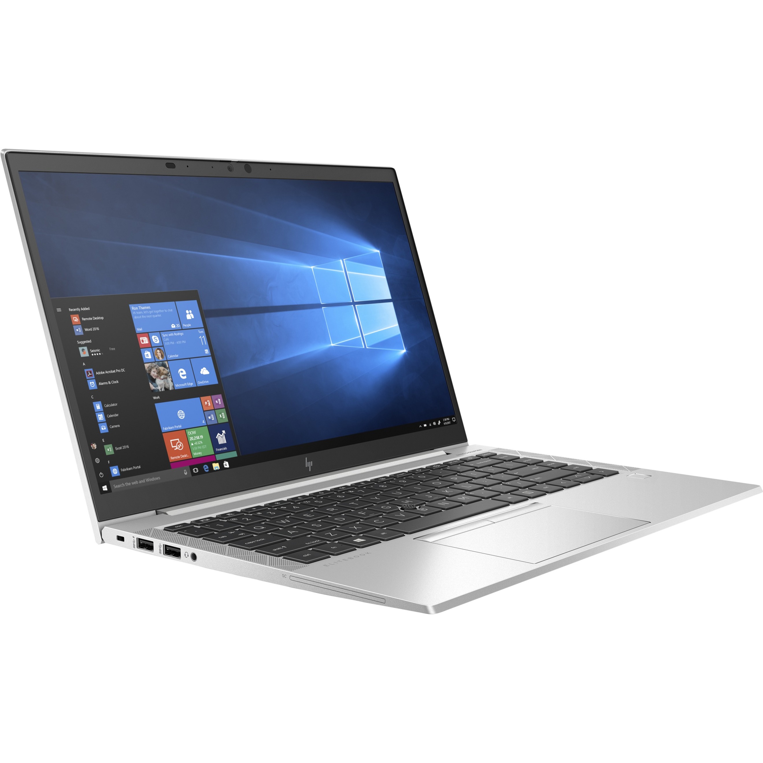 HP EliteBook 845 G7 14" Notebook - Full HD - AMD Ryzen 7 4750U - 16 GB - 512 GB SSD - 1920 x 1080 - AMD Radeon Graphics - In-plane Switching (IPS) Technology — alternate image1