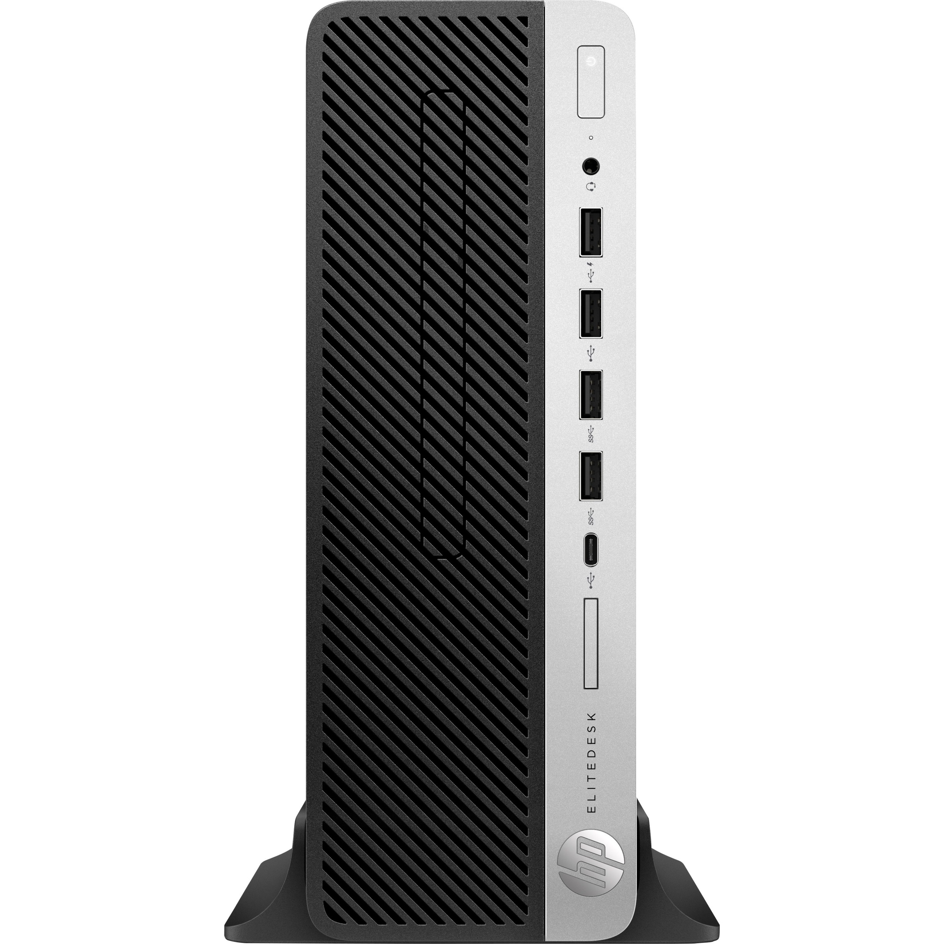 HP EliteDesk 705 G5 Desktop Computer — front