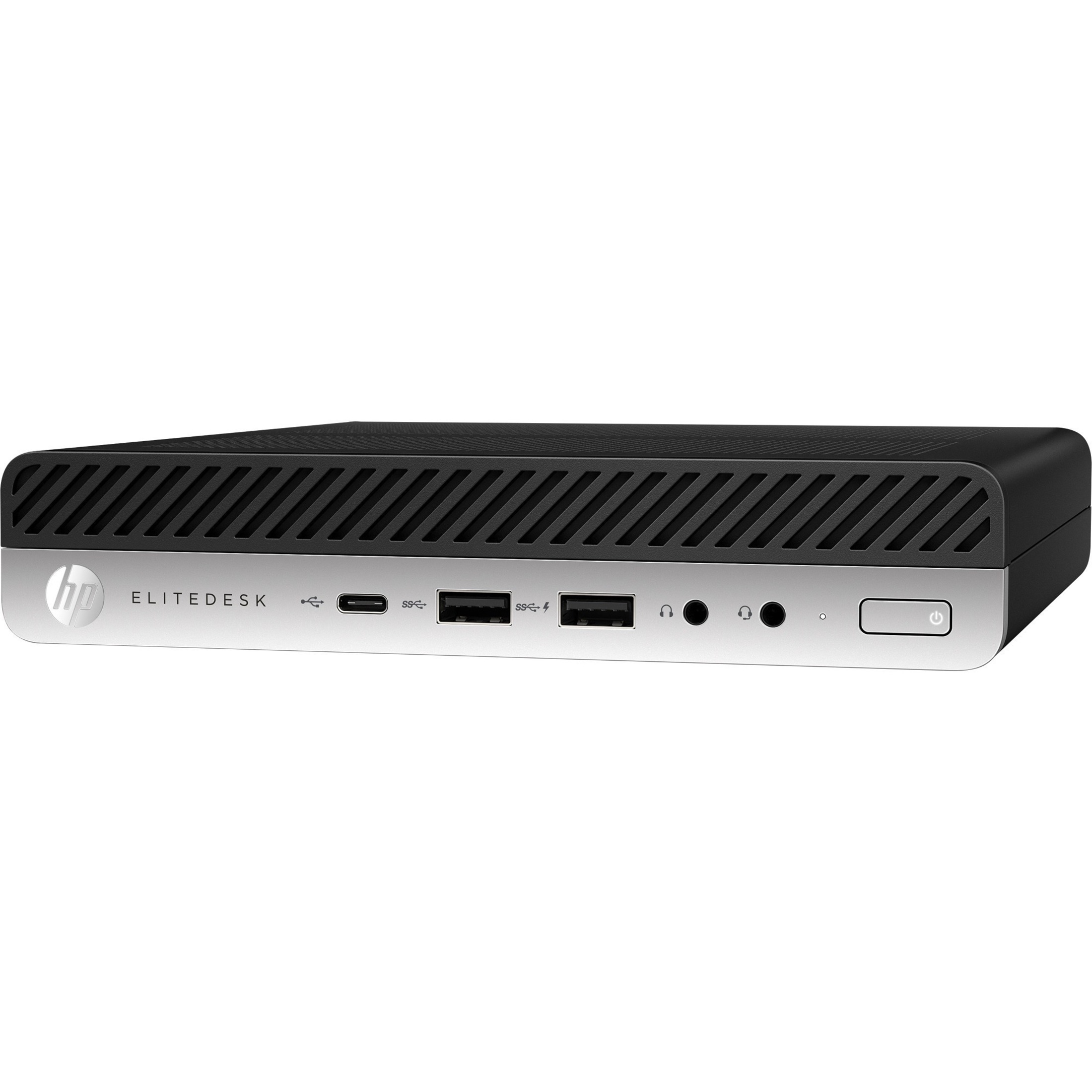 HP EliteDesk 705 G5 Desktop Computer — left