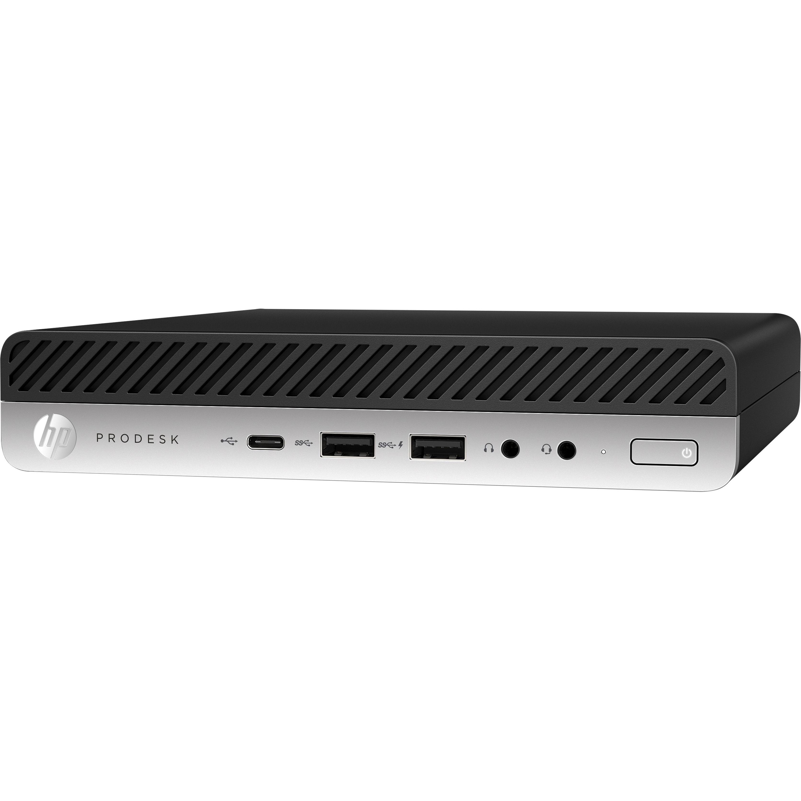 HP ProDesk 600 G5 Desktop Computer - Mini PC - Intel Q370 Chip — left