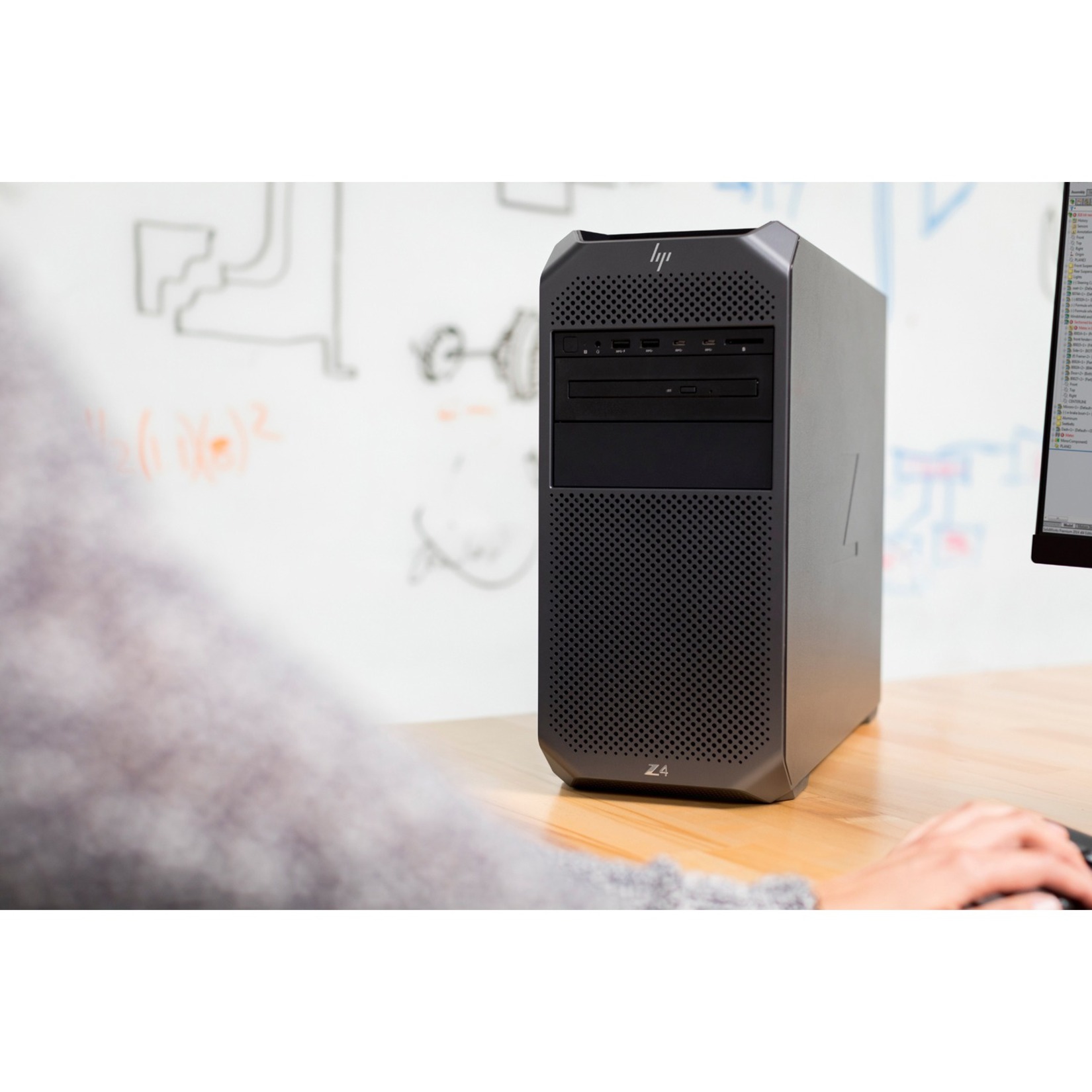 HP Z4 G4 Workstation - 1 Core X-Series i9-10980XE - 64 GB - Mini-tower - Black - Serial ATA/600 Controller - 0, 1, 5, 10 RAID Levels - Intel Optane Memory Ready - Gigabit Ethernet — alternate image3