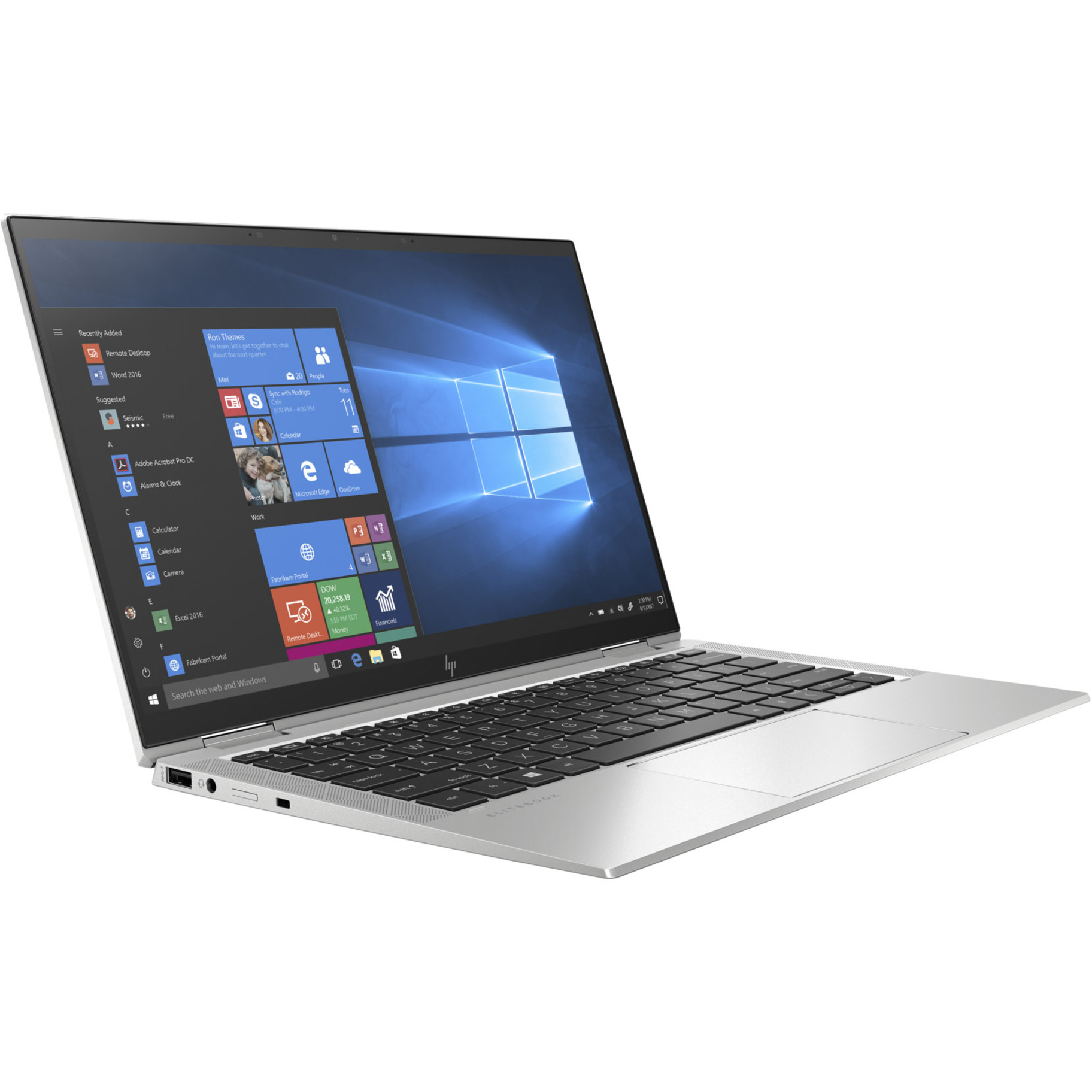 HP EliteBook x360 1030 G7 13.3" Touchscreen Notebook - Intel Core i7 10th Gen i7-10810U - 16 GB - 256 GB SSD - Intel Premium UHD Graphics