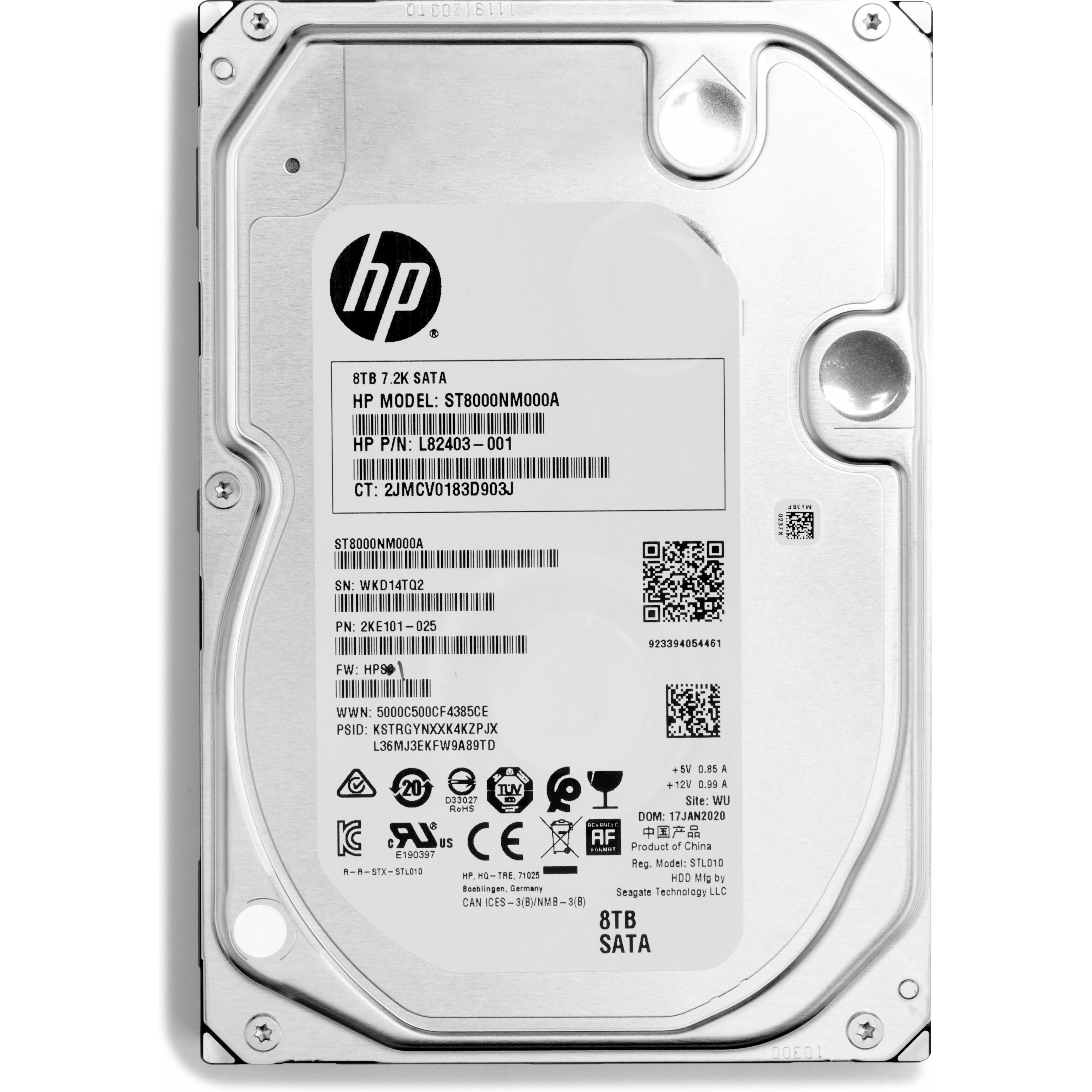 HP 8 TB Hard Drive - 3.5" Internal - SATA - 7200rpm