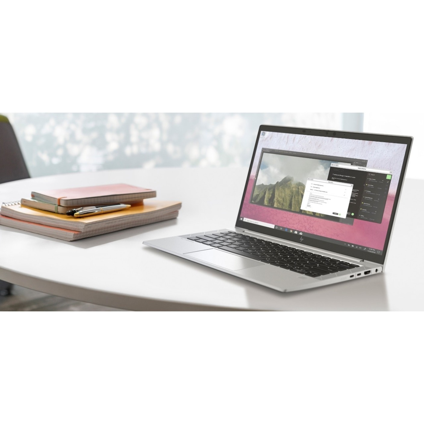 HP EliteBook 845 G7 14" Notebook - Full HD - AMD Ryzen 5 PRO 4650U - 8 GB - 256 GB SSD - English Keyboard - AMD Chip - 1920 x 1080 - AMD Radeon Graphics - In-plane Switching (IPS) Technology — alternate image5