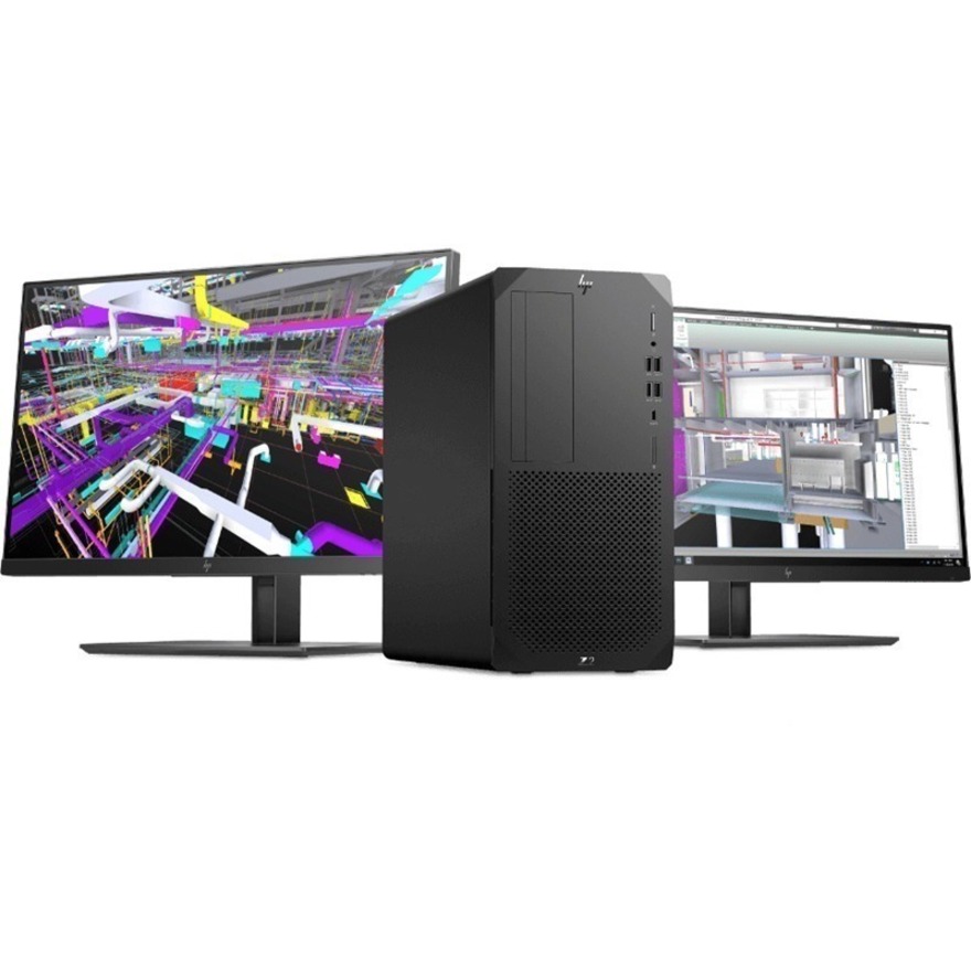 HP Z2 G5 Workstation - 1 Core i9 10th Gen i9-10900 - vPro Technology - 64 GB - Tower - Black - Serial ATA/600 Controller - 0, 1 RAID Levels - Intel Optane Memory Ready - Gigabit Ethernet — alternate image1