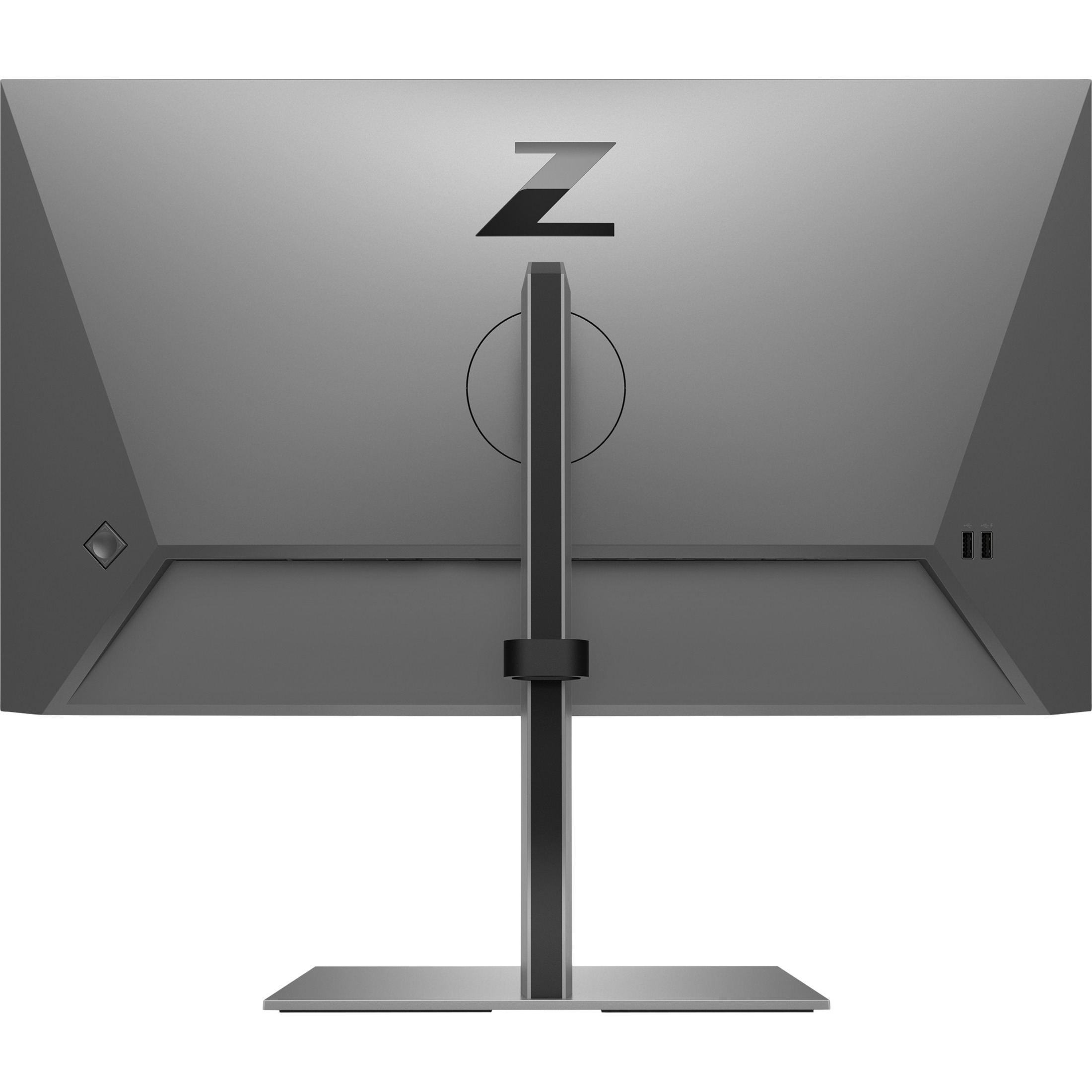 HP Z24f G3 24" Class Full HD LCD Monitor - 16:9 - Silver - 23.8" Viewable - In-plane Switching (IPS) Technology - 1920 x 1080 - 300 Nit - 5 ms - 60 Hz Refresh Rate - Pivot, Height - HDMI - DisplayPort - USB Hub — rearmaximum