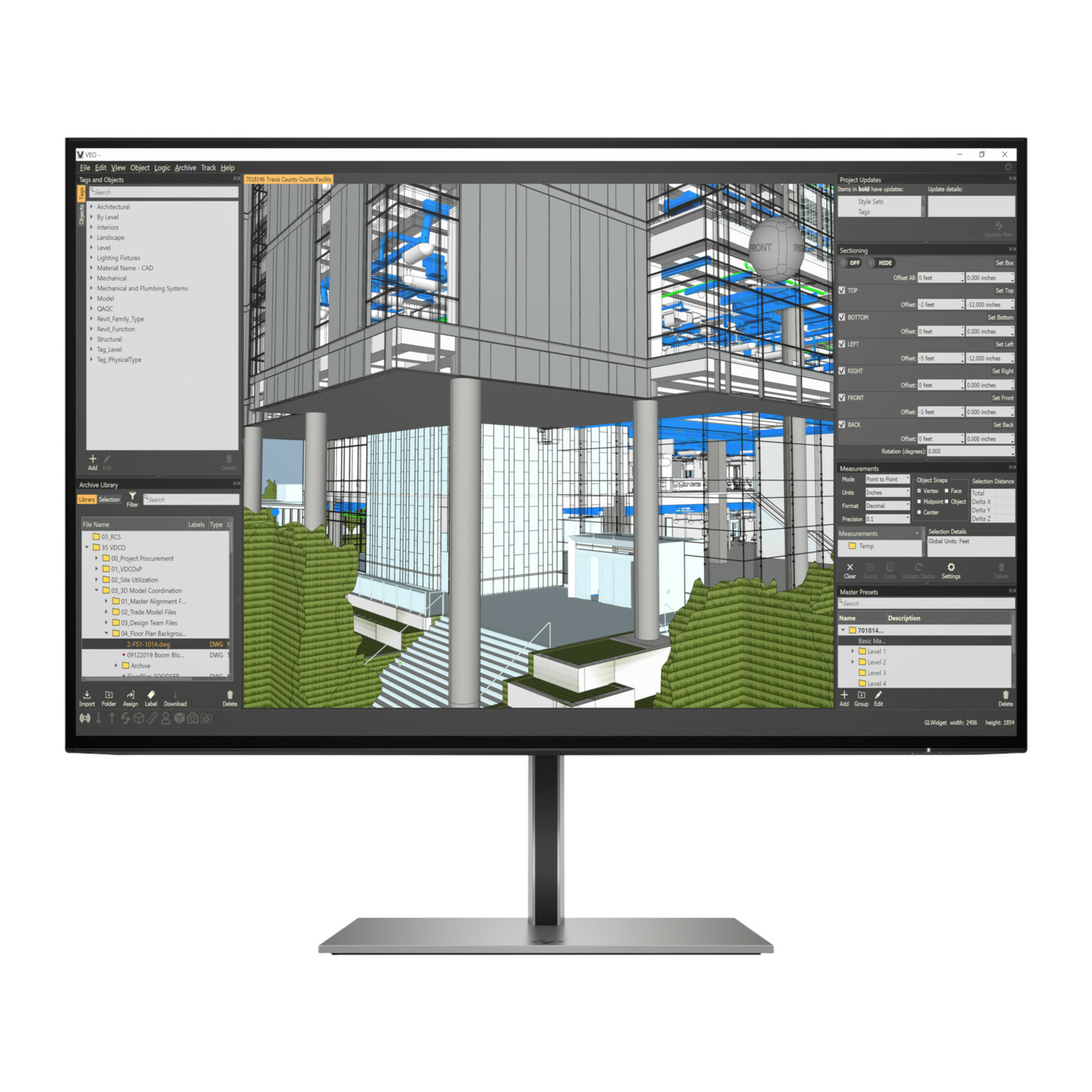 HP Z24n G3 24" Class WUXGA LCD Monitor - 16:9 - Silver - 24" Viewable - In-plane Switching (IPS) Technology - LED Backlight - 1920 x 1200 - 350 Nit - 5 ms - 60 Hz Refresh Rate - HDMI - DisplayPort - VESA Mount Compatible - USB Hub
