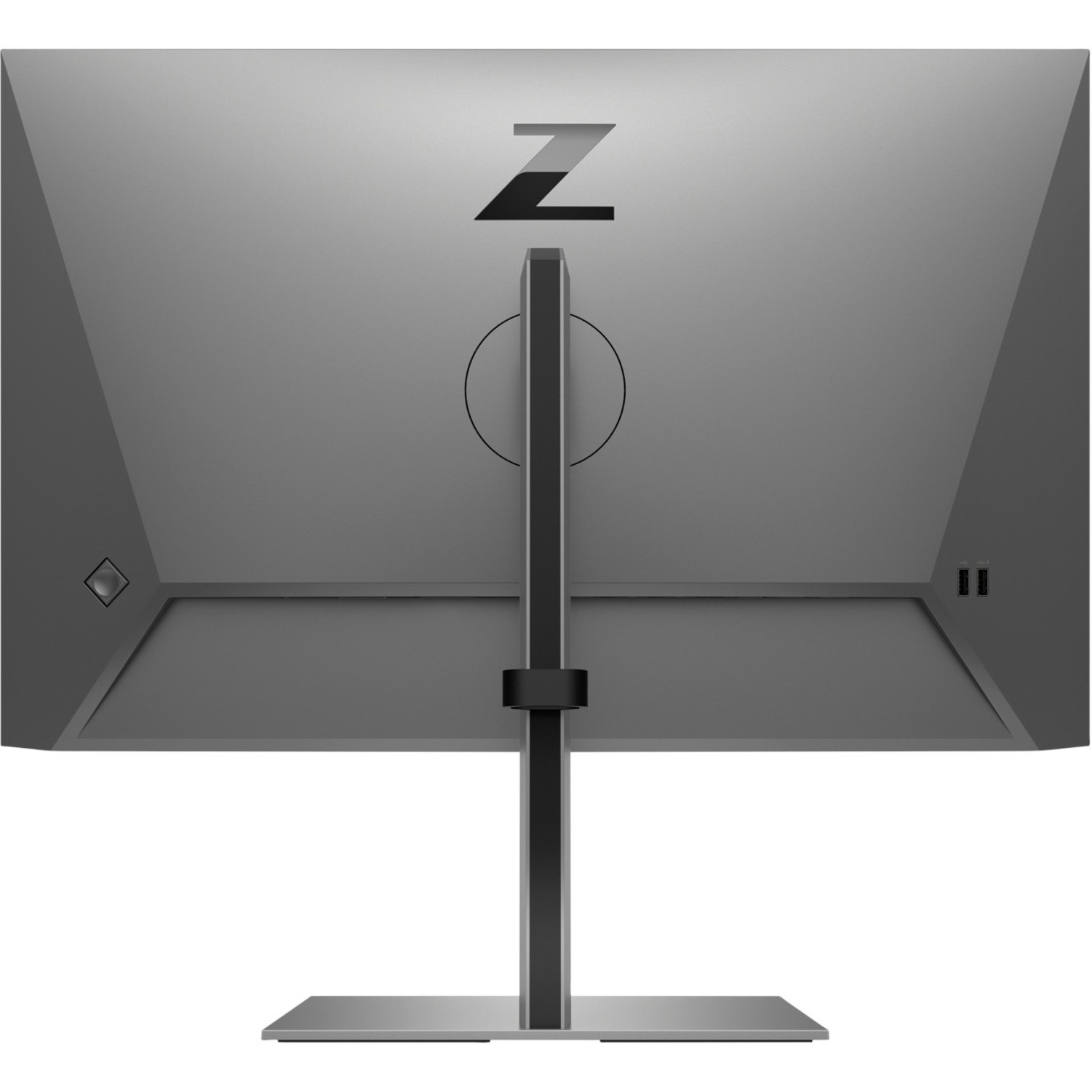 HP Z24n G3 24" Class WUXGA LCD Monitor - 16:9 - Silver - 24" Viewable - In-plane Switching (IPS) Technology - LED Backlight - 1920 x 1200 - 350 Nit - 5 ms - 60 Hz Refresh Rate - HDMI - DisplayPort - VESA Mount Compatible - USB Hub — rearmaximum