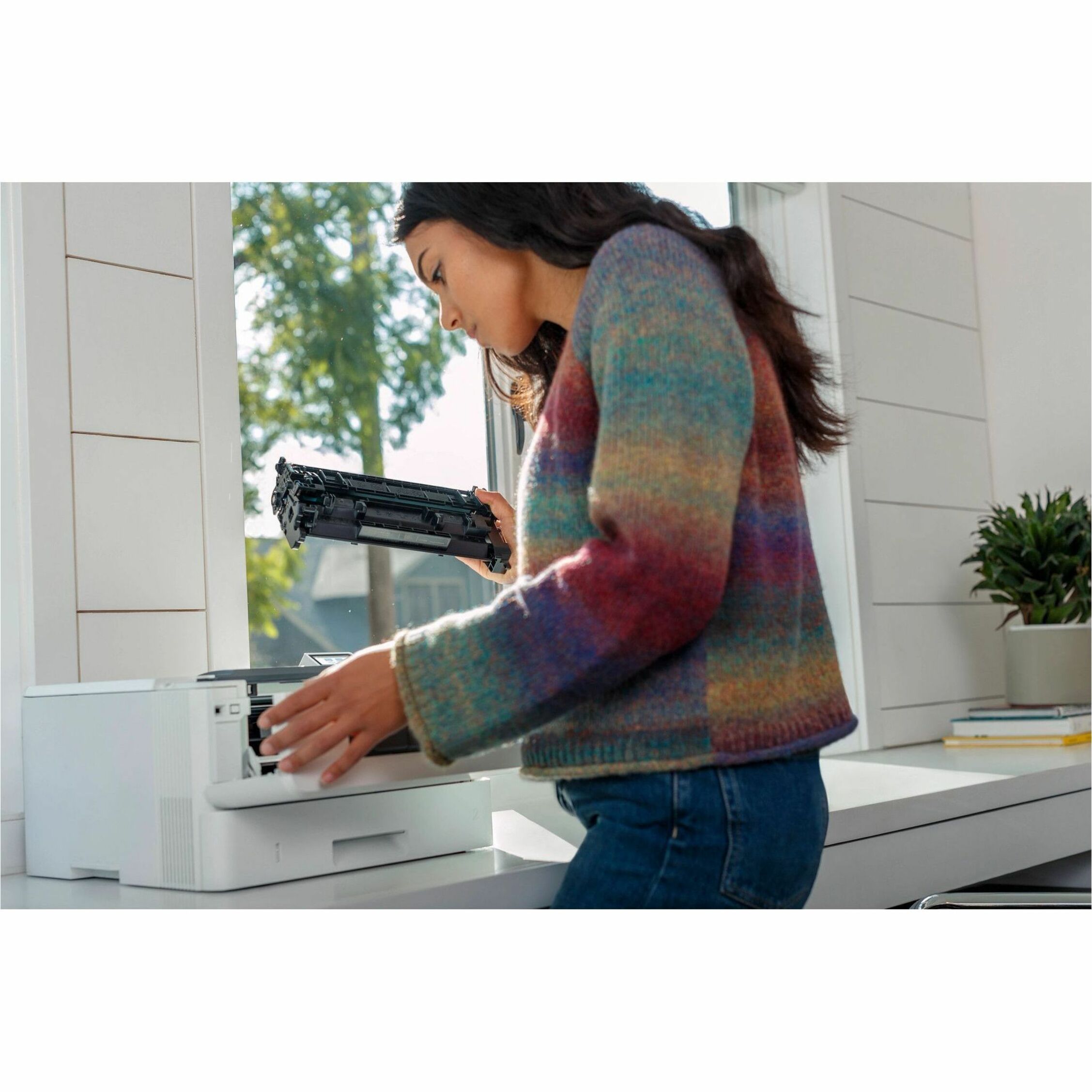 HP LaserJet Enterprise M406dn Desktop Laser Printer - Monochrome - 40 ppm Mono - 1200 x 1200 dpi Print - Automatic Duplex Print - 350 Sheets Input - Ethernet - 100000 Pages Duty Cycle - Plain Paper Print - Gigabit Ethernet - USB — alternate image12