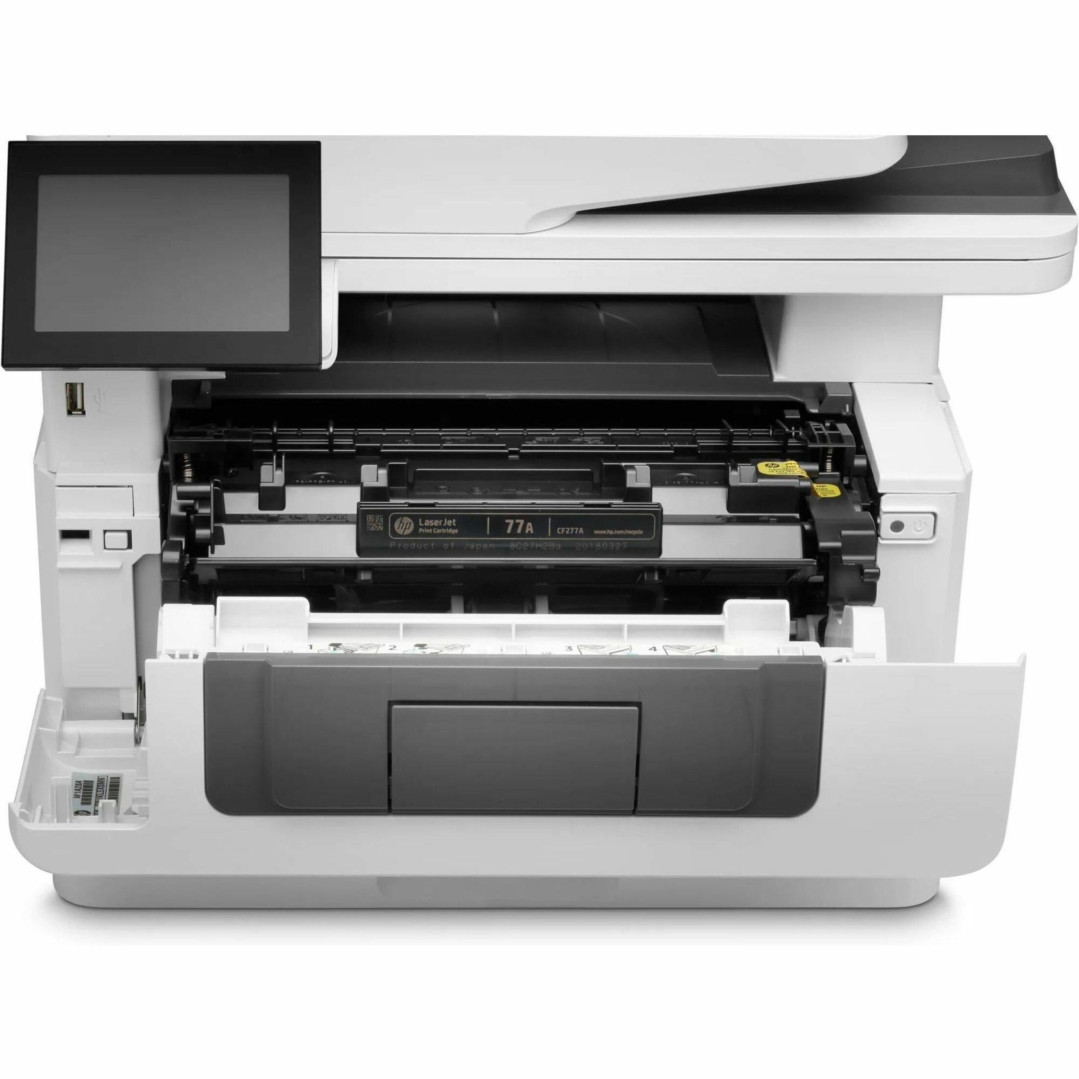 HP LaserJet Enterprise M430f Wired Laser Multifunction Printer - Monochrome - Copier/Fax/Printer/Scanner - 42 ppm Mono Print - 1200 x 1200 dpi Print - Automatic Duplex Print - Up to 100000 Pages Monthly - 350 sheets Input - Color Scanner - 600 dpi Optical Scan - Monochrome Fax - Gigabit Ethernet - USB - For Plain Paper Print — alternate image2