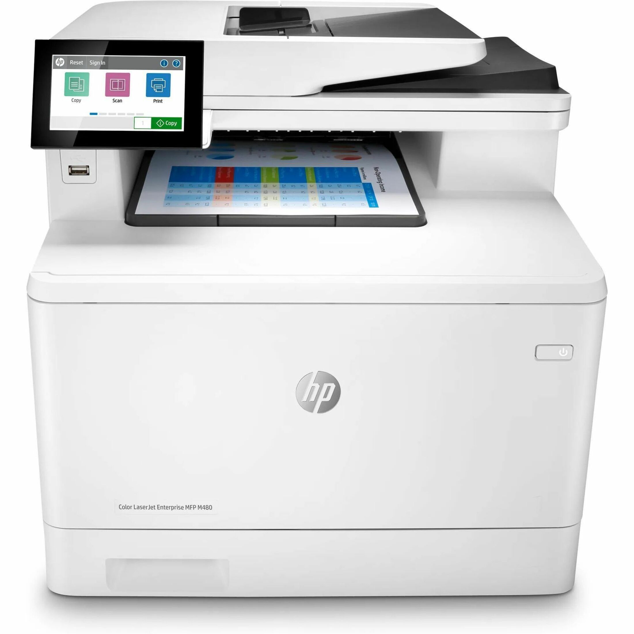 HP LaserJet Enterprise M480f Wired Laser Multifunction Printer