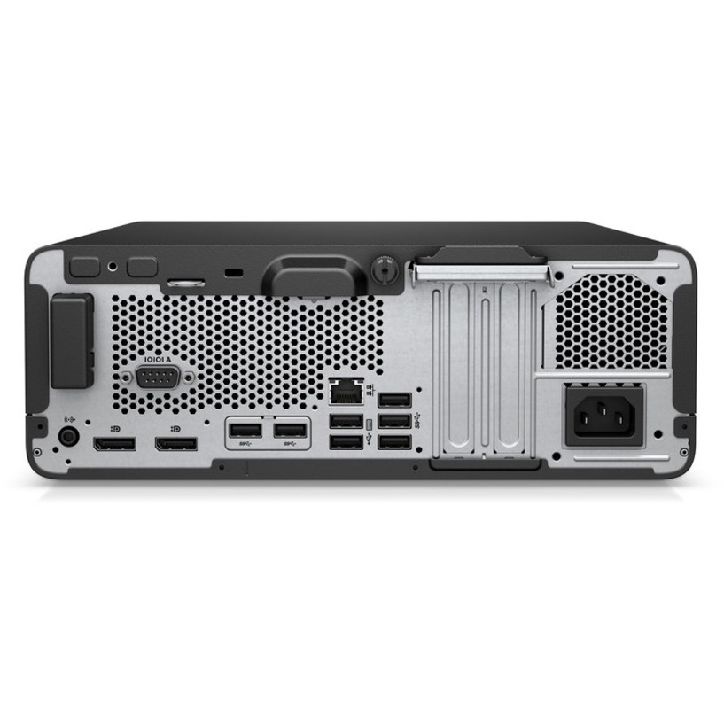 HP Business Desktop ProDesk 600 G6 Desktop Computer - Intel Core i5 10th Gen i5-10600 - 8 GB - 256 GB SSD - Small Form Factor — rear