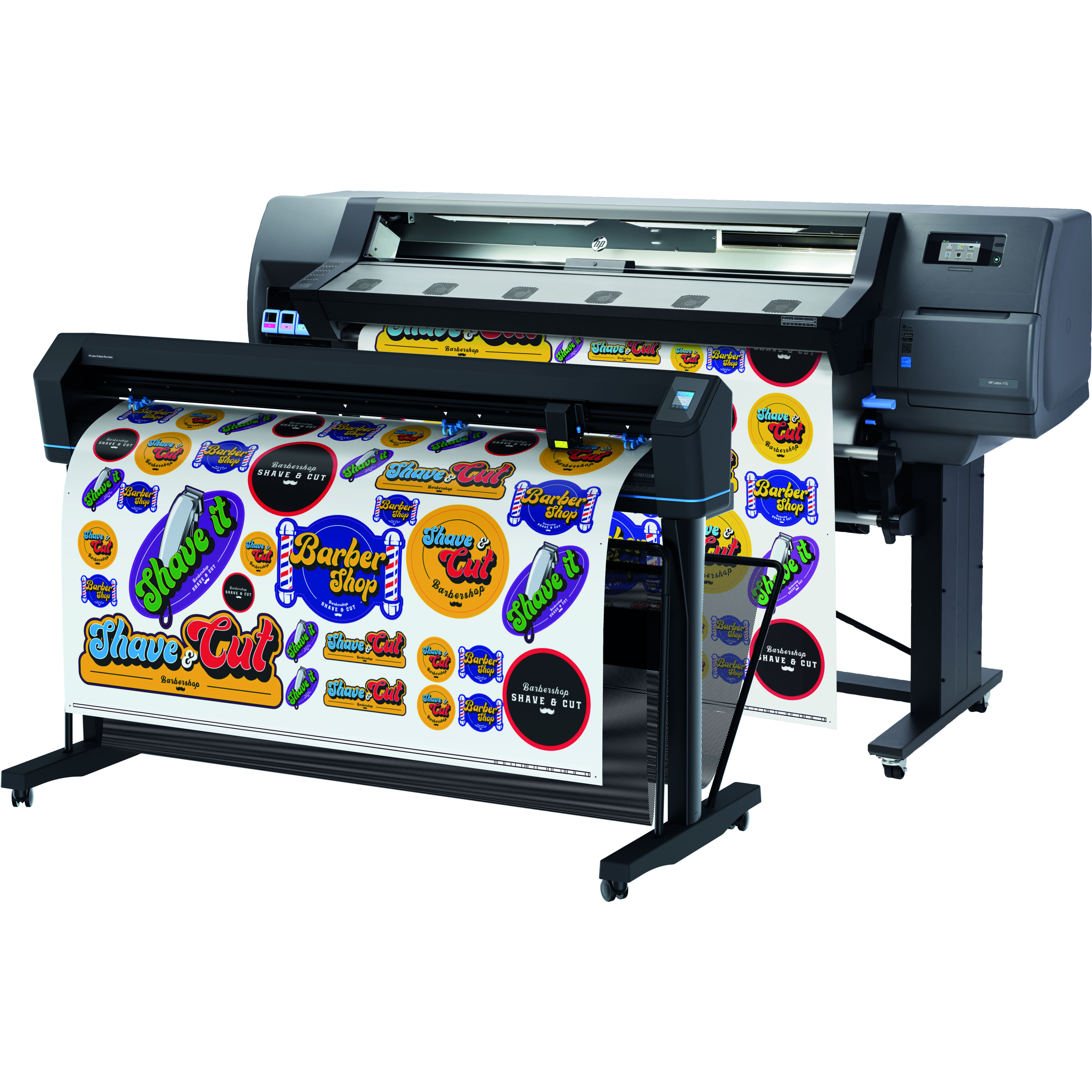 HP Latex 115 Inkjet Large Format Printer - Color - 7 Color(s) - 516.7 ft²/h Color Speed - 1200 x 1200 dpi - Ethernet - Roll Paper, Vinyl, Polyester Film, Film, Canvas, Synthetic Paper, Fabric, Mesh - Floor Standing Supported