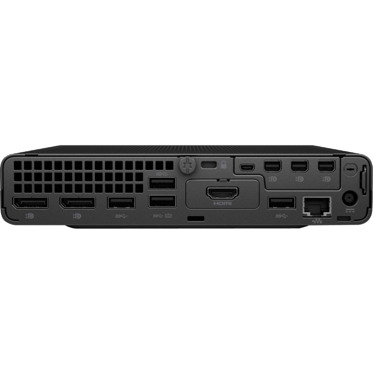 HP EliteDesk 800 G6 Desktop Computer - Intel Core i7 10th Gen i7-10700 - 32 GB - 256 GB SSD - Desktop Mini — rearmaximum
