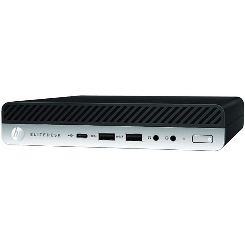 HP EliteDesk 705 G5 Desktop Computer - AMD Ryzen 5 3400G - 16 GB - 256 GB SSD - Desktop Mini — left