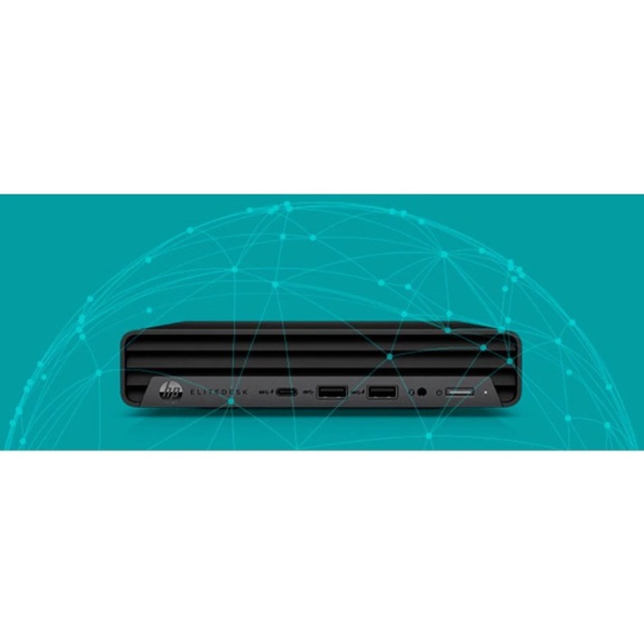 HP EliteDesk 805 G6 Desktop Computer - AMD Ryzen 5 PRO 4650G - 8 GB - 256 GB PCI Express NVMe SSD - Mini PC - AMD Radeon Graphics DDR4 SDRAM — alternate image4