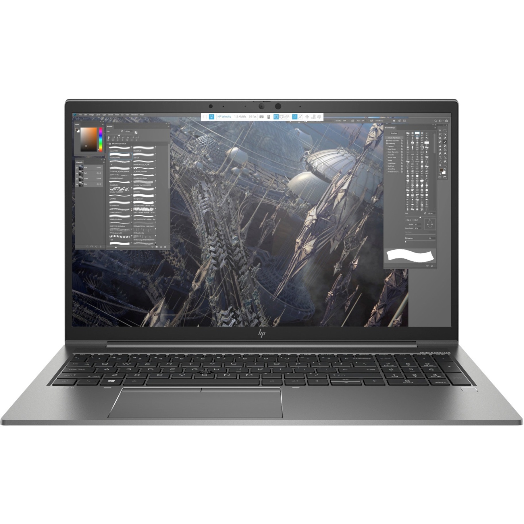 HP ZBook Firefly 15 G7 15.6" Mobile Workstation - Intel Core i7 10th Gen i7-10610U - 16 GB - 512 GB SSD - In-plane Switching (IPS) Technology - 23 Hours Battery Run Time — frontmaximum