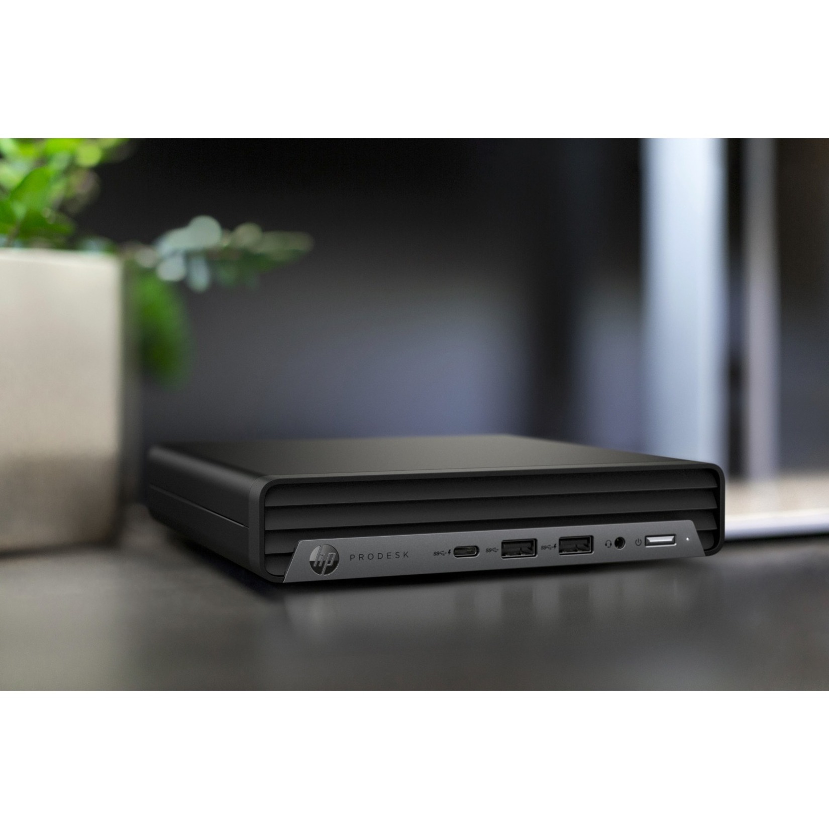 HP Business Desktop ProDesk 400 G6 Desktop Computer - Intel Core i3 10th Gen i3-10300T - vPro Technology - 8 GB - 256 GB PCI Express NVMe SSD - Desktop Mini - Intel UHD Graphics 630 DDR4 SDRAM - 65 W — alternate image1