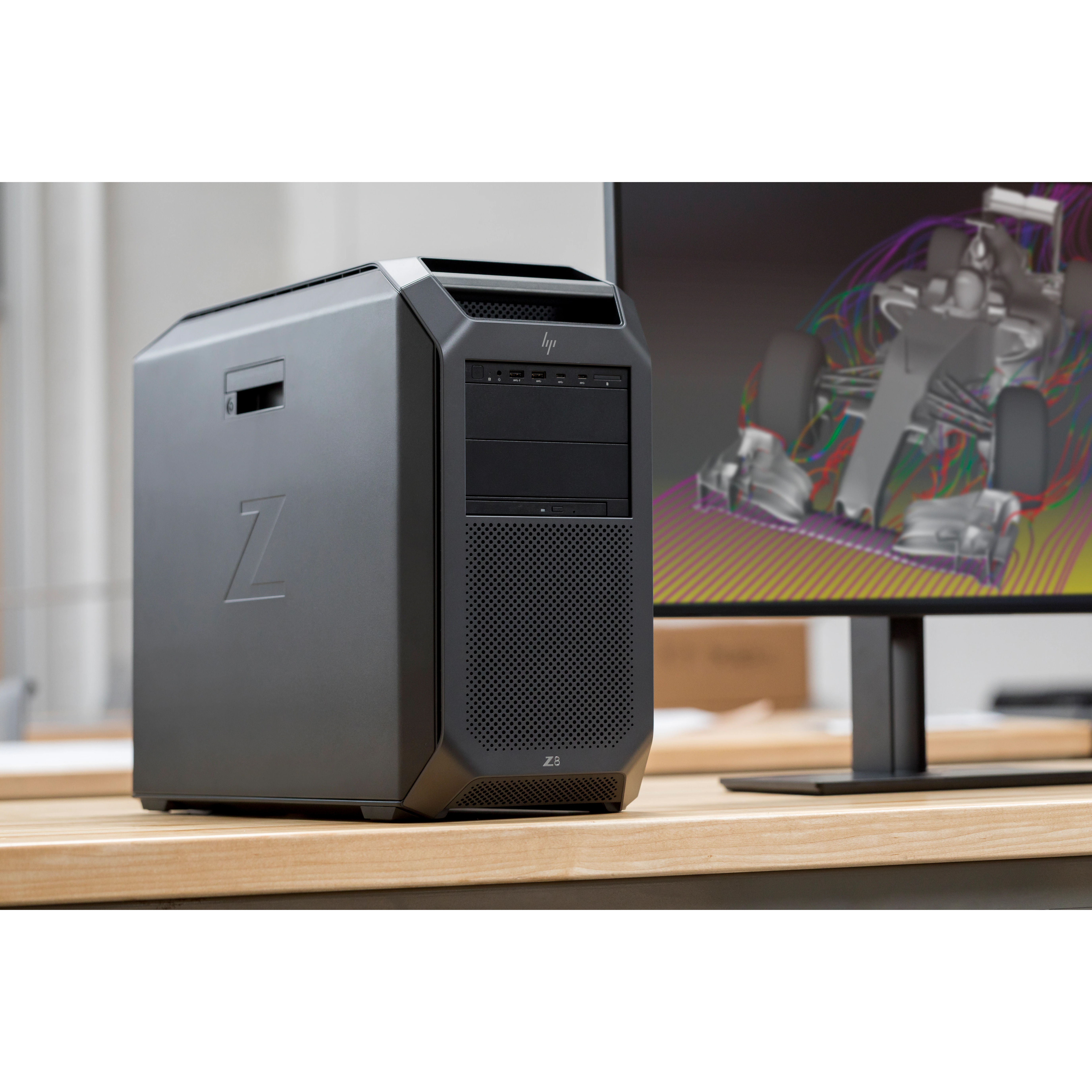 HP Z8 G4 Workstation - Xeon Gold 2nd Gen 6226R - 64 GB - Tower - Black - Serial ATA/600 Controller - 0, 1, 5, 10 RAID Levels - Intel Optane Memory Ready - Gigabit Ethernet — life style