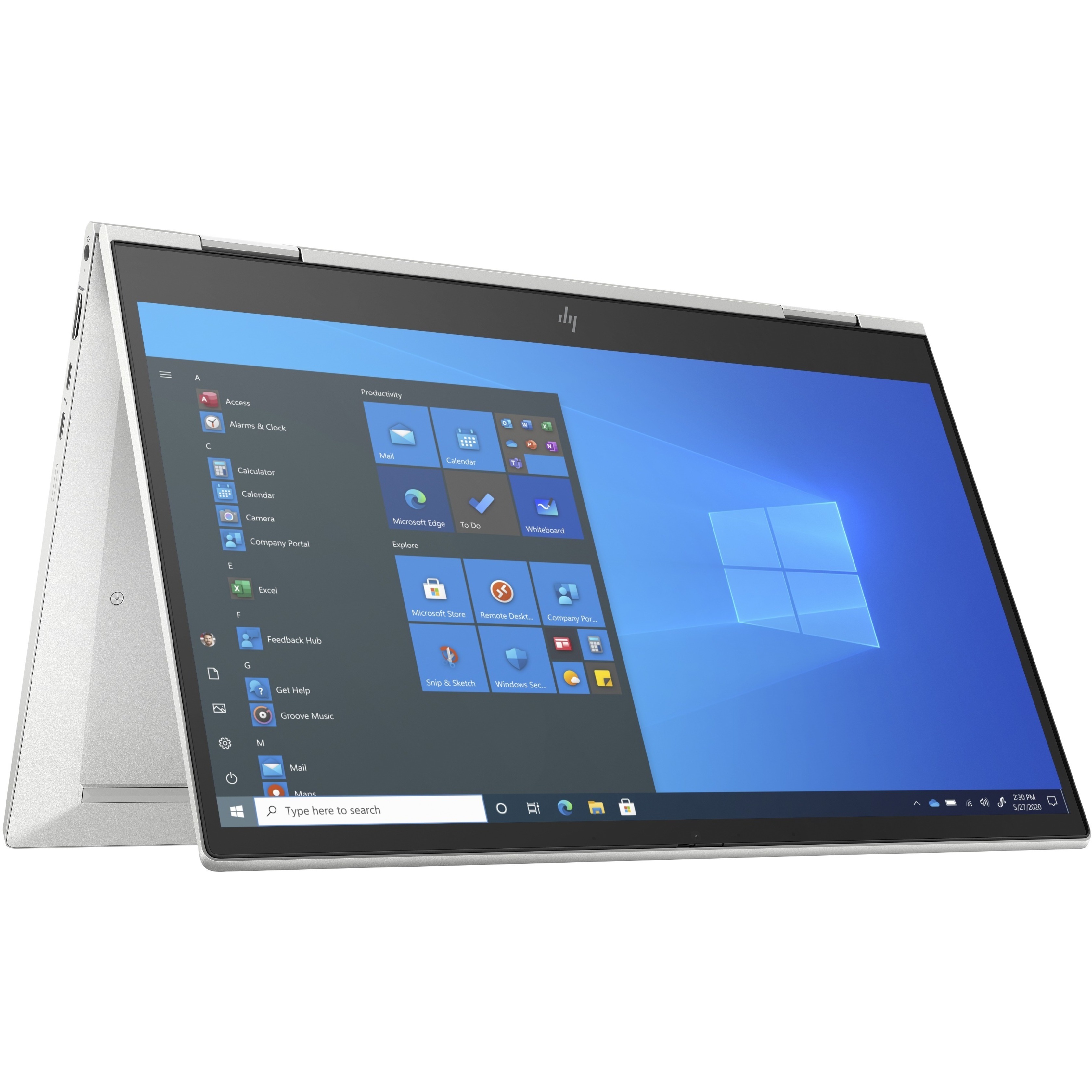 HP EliteBook x360 830 G8 13.3" Touchscreen Convertible 2 in 1 Notebook - Full HD - Intel Core i7 11th Gen i7-1185G7 - vPro Technology - 16 GB - 512 GB SSD - Intel Chip - 1920 x 1080 - Intel Iris Xe Graphics - In-plane Switching (IPS) Technology - 13.25 Hours Battery Run Time - IEEE 802.11a/b/g/n/ac Wireless LAN Standard — alternate image2