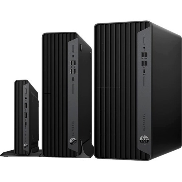 HP EliteDesk 800 G6 Desktop Computer - Intel Core i7 10th Gen i7-10700T - vPro Technology - 8 GB - 128 GB PCI Express NVMe SSD - Desktop Mini - Intel UHD Graphics 630 DDR4 SDRAM — alternate image1