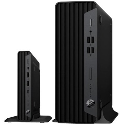 HP Business Desktop ProDesk 400 G6 Desktop Computer - Intel Core i5 10th Gen i5-10500T - vPro Technology - 8 GB - Desktop Mini - Intel UHD Graphics 630 — alternate image1