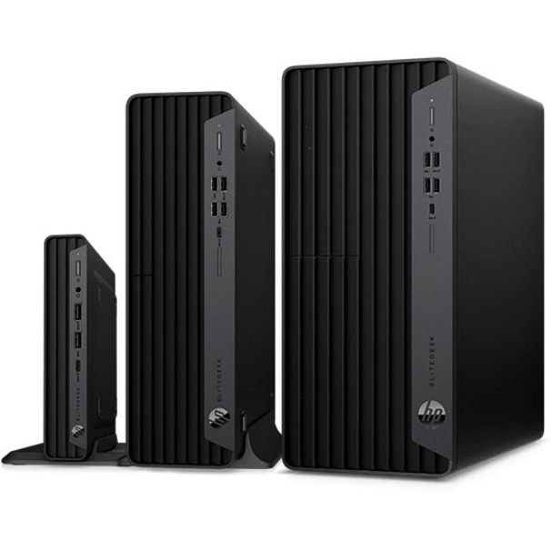 HP EliteDesk 805 G6 Desktop Computer - AMD Ryzen 3 PRO 4350G - 8 GB - 256 GB PCI Express NVMe SSD - Mini PC - AMD Radeon Graphics DDR4 SDRAM — alternate image1
