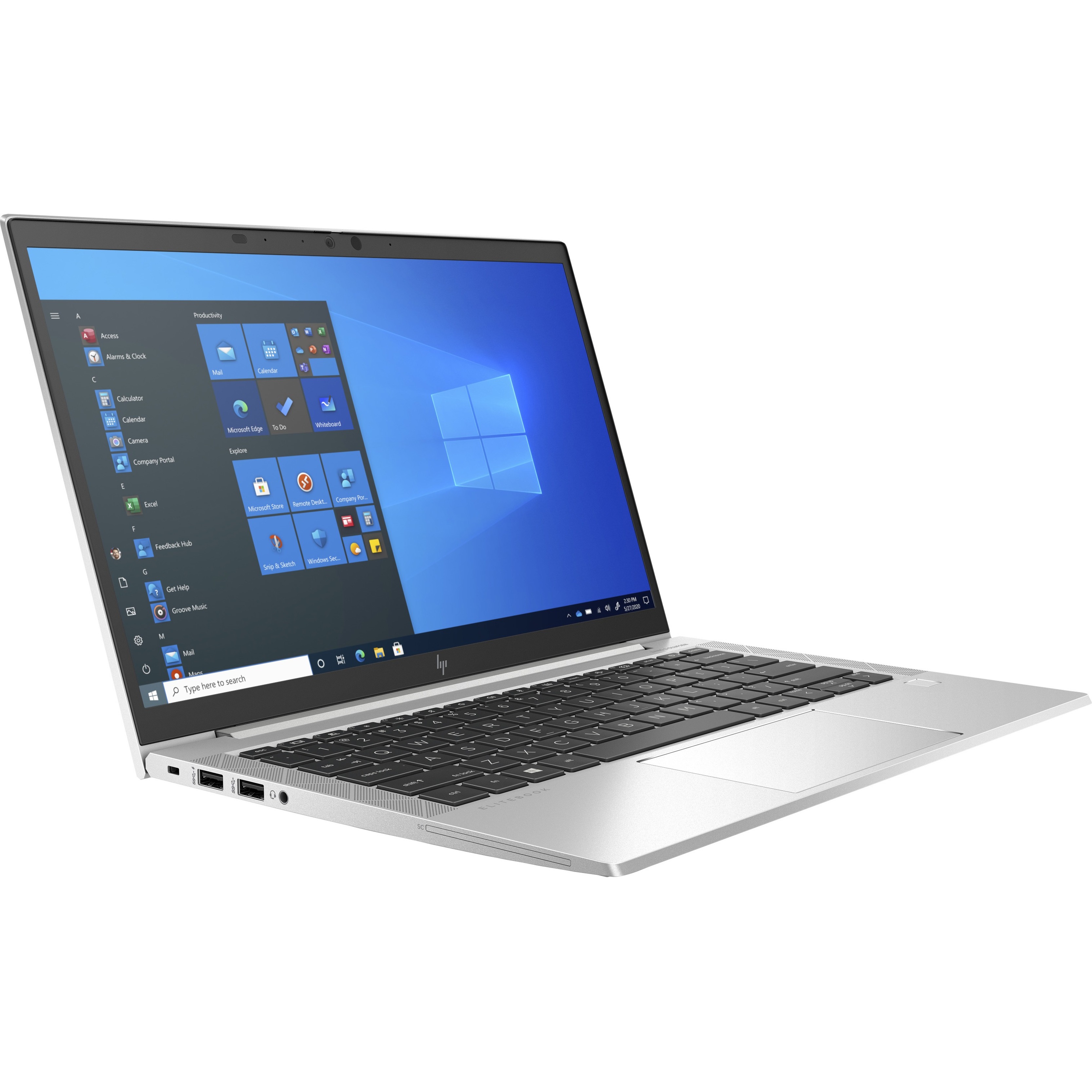HP EliteBook 830 G8 13.3" Notebook - Full HD - Intel Core i7 11th Gen i7-1185G7 - 16 GB - 256 GB SSD - Intel Chip - 1920 x 1080 - In-plane Switching (IPS) Technology — alternate image1