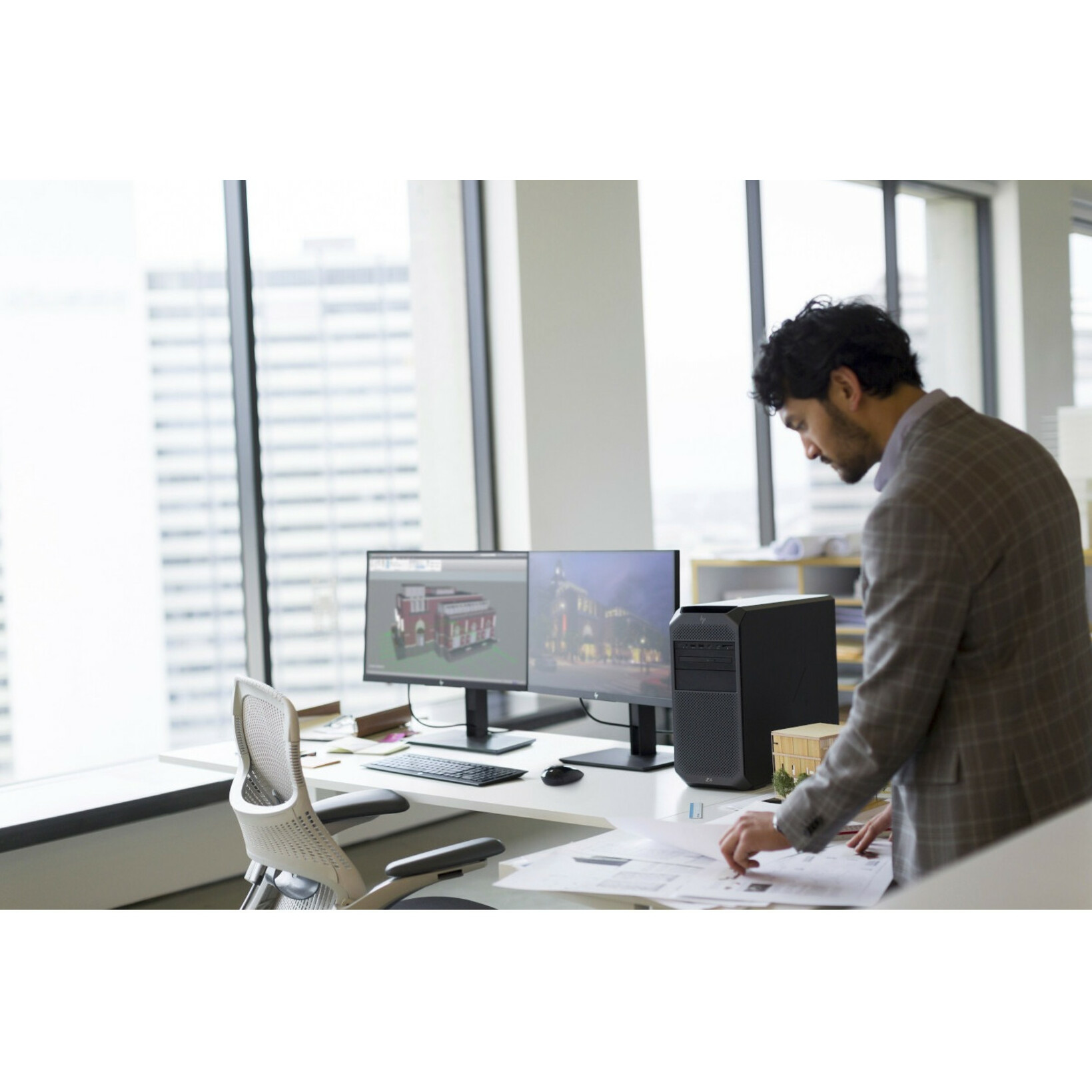 HP Z4 G4 Workstation - 1 Xeon W-2225 - vPro Technology - 8 GB - 512 GB SSD - Mini-tower - Black - Serial ATA/600 Controller - 0, 1, 5, 10 RAID Levels - Gigabit Ethernet — life style