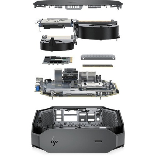 HP Z2 Mini G5 Workstation - 1 Xeon W-1290P - vPro Technology - 16 GB - 512 GB SSD - Mini PC - Serial ATA/600 Controller - 0, 1 RAID Levels - Intel Optane Memory Ready - Gigabit Ethernet — alternate image11