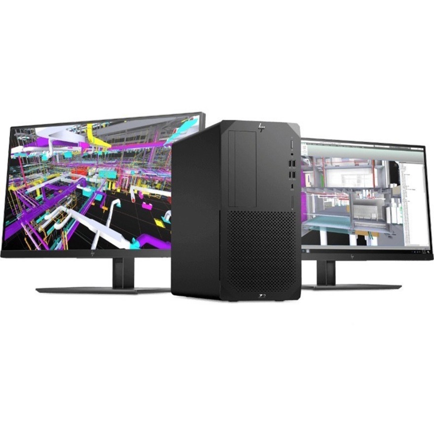 HP Z2 G5 Workstation - 1 Xeon W-1250P - vPro Technology - 32 GB - Tower - Black - Serial ATA/600 Controller - 0, 1 RAID Levels - Intel Optane Memory Ready - Gigabit Ethernet — alternate image3