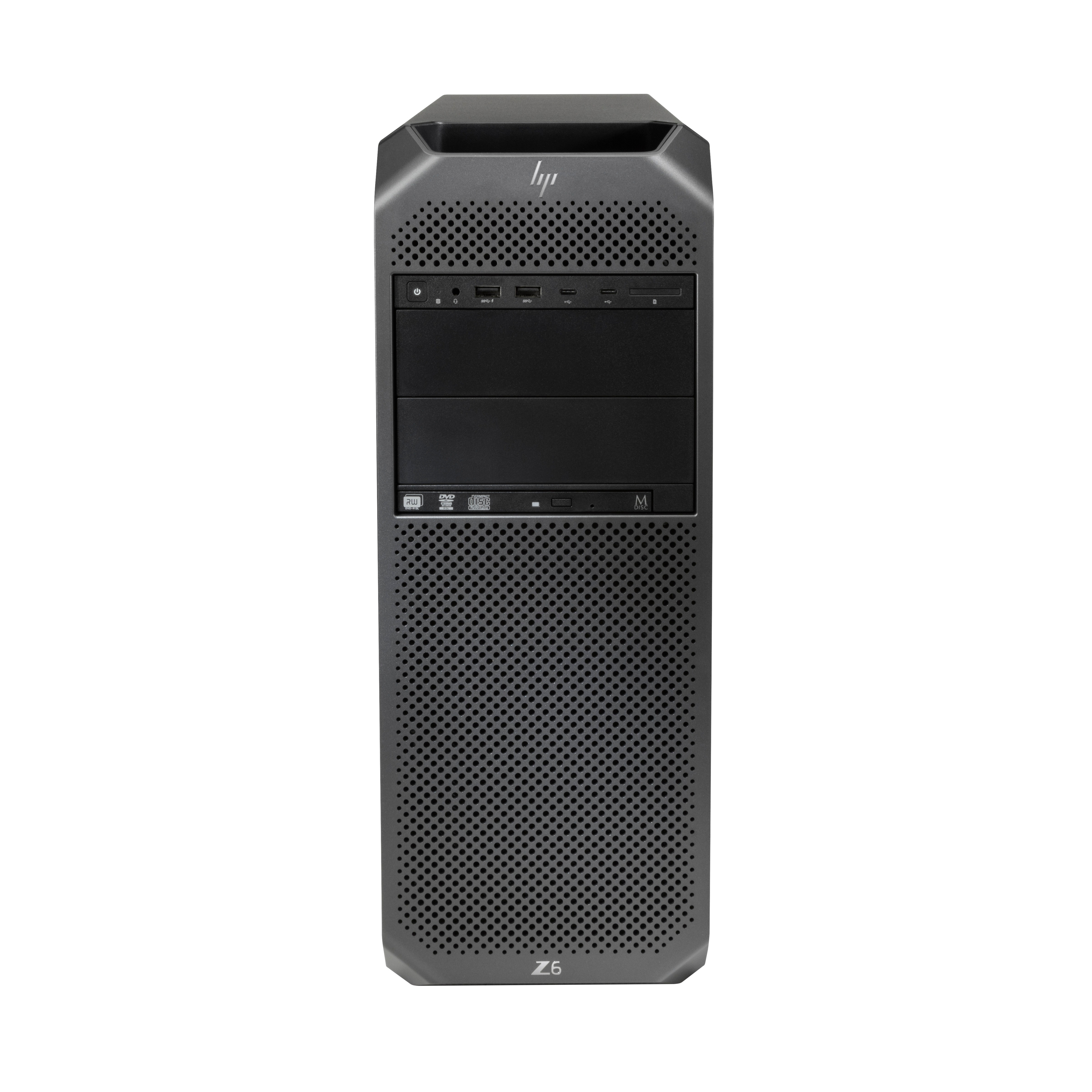 HP Z6 G4 Workstation - Xeon Silver 4208 - 16 GB - Tower - Black - Serial ATA Controller - 0, 1, 5, 10 RAID Levels - Intel Optane Memory Ready - Gigabit Ethernet