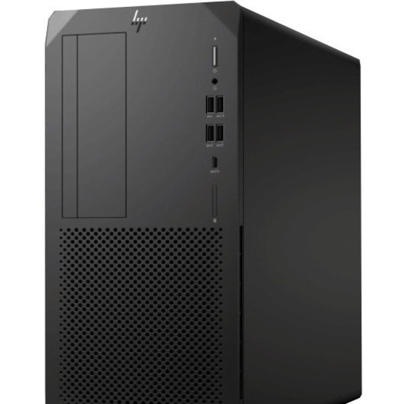 HP Z2 G5 Workstation - 1 Core i5 10th Gen i5-10600K - vPro Technology - 32 GB - 256 GB SSD - Tower - Black - Serial ATA/600 Controller - 0, 1 RAID Levels - Intel Optane Memory Ready - Gigabit Ethernet — alternate image2