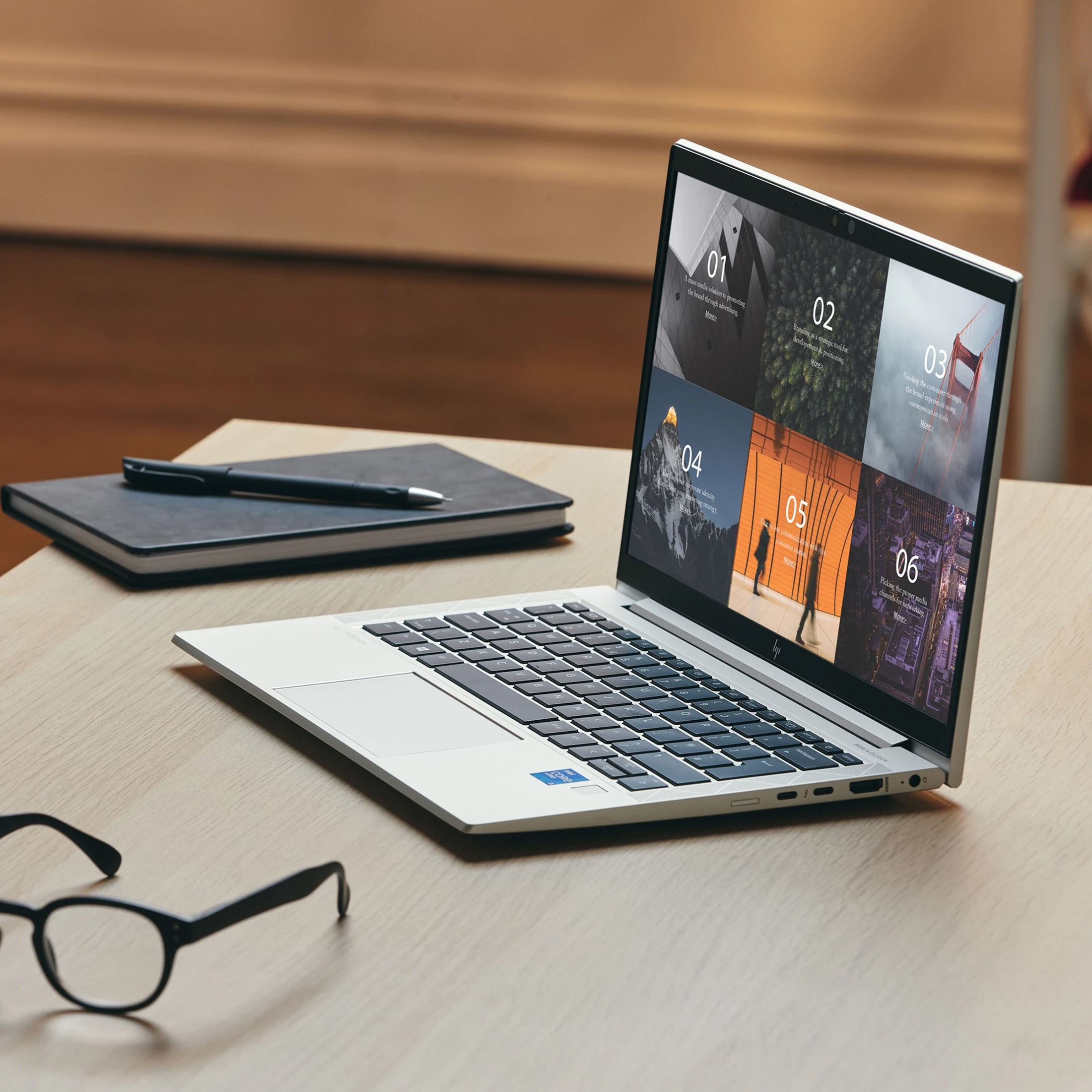 HP EliteBook 830 G8 13.3" Notebook - Full HD - Intel Core i7 11th Gen i7-1185G7 - 16 GB - 512 GB SSD - Intel Chip - 1920 x 1080 - In-plane Switching (IPS) Technology — alternate image1