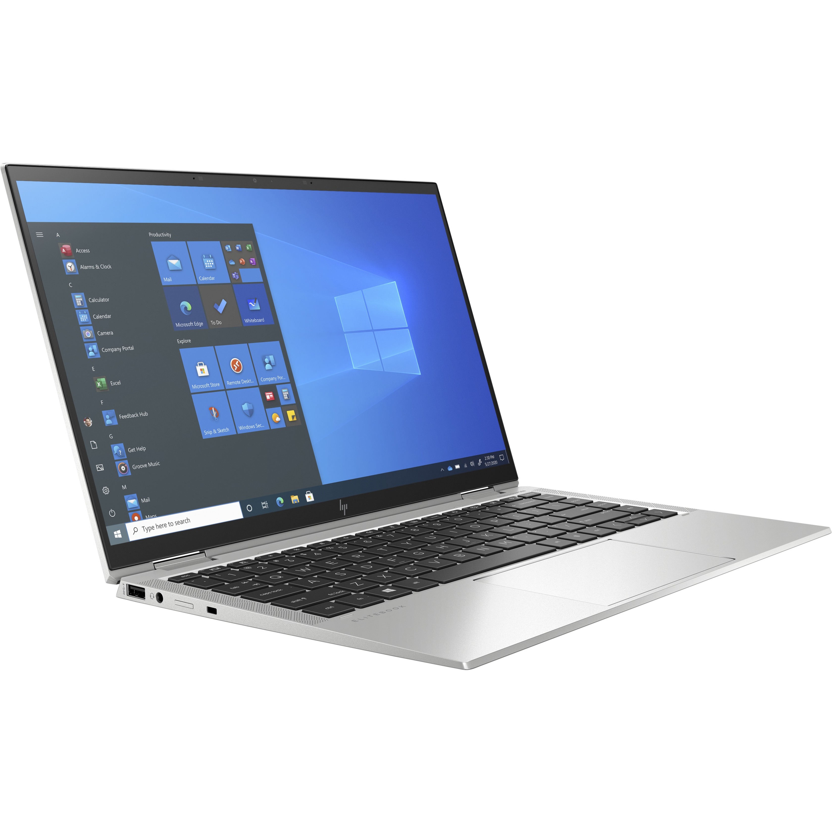 HP EliteBook x360 1040 G8 14" Touchscreen Convertible 2 in 1 Notebook - Intel Core i7 11th Gen i7-1185G7 - 32 GB - 256 GB SSD - Intel HD Graphics Premium - In-plane Switching (IPS) Technology — alternate image1