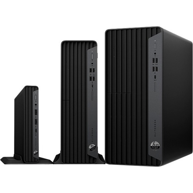 HP EliteDesk 805 G6 Desktop Computer - AMD Ryzen 5 PRO 4650GE - 16 GB - 512 GB PCI Express NVMe SSD - Mini PC - AMD Radeon Graphics DDR4 SDRAM — alternate image1