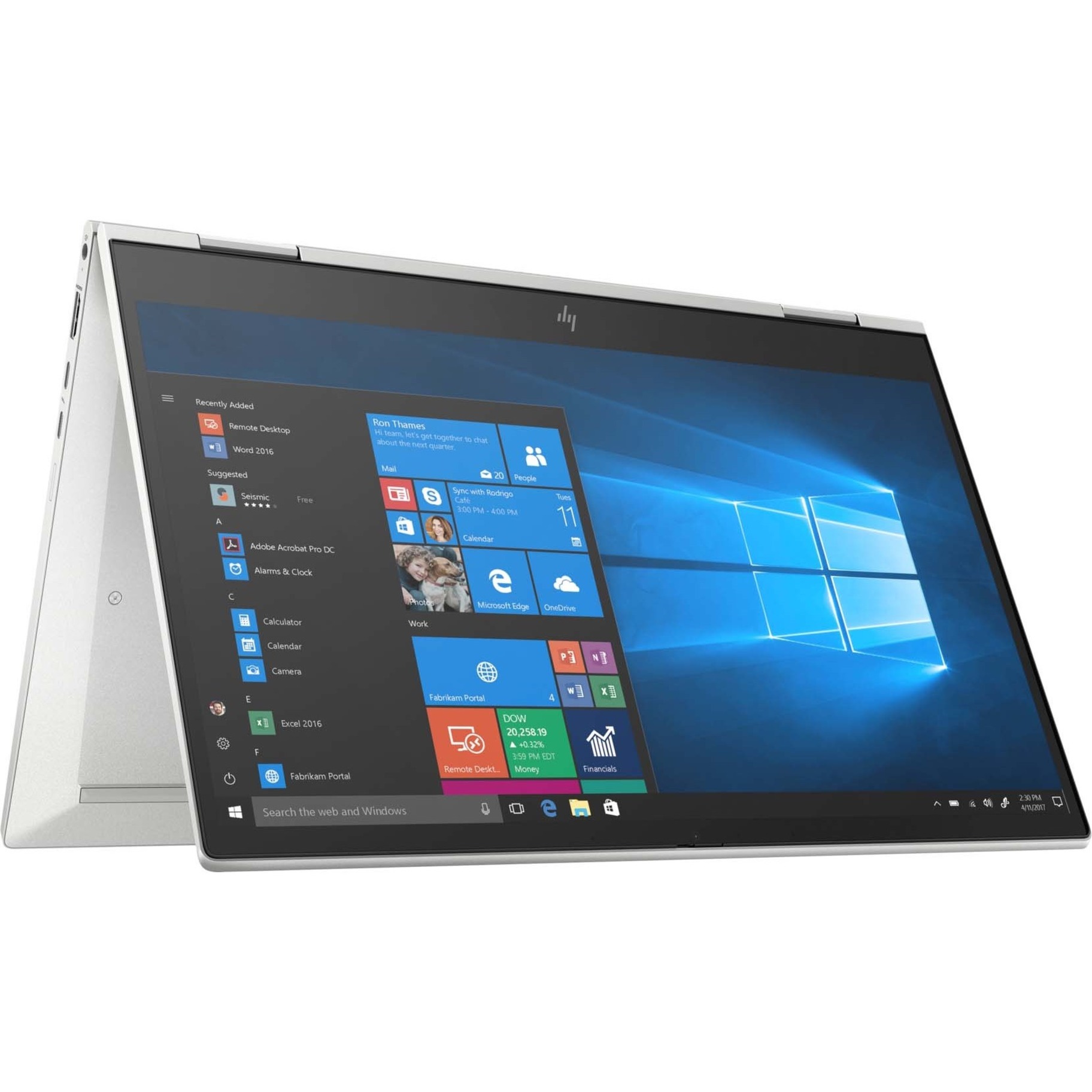 HP EliteBook x360 830 G7 13.3" Touchscreen Convertible 2 in 1 Notebook - Full HD - Intel Core i5 10th Gen i5-10310U - 16 GB - 512 GB SSD - 1920 x 1080 - Intel UHD Premium Graphics - In-plane Switching (IPS) Technology, BrightView — alternate image3