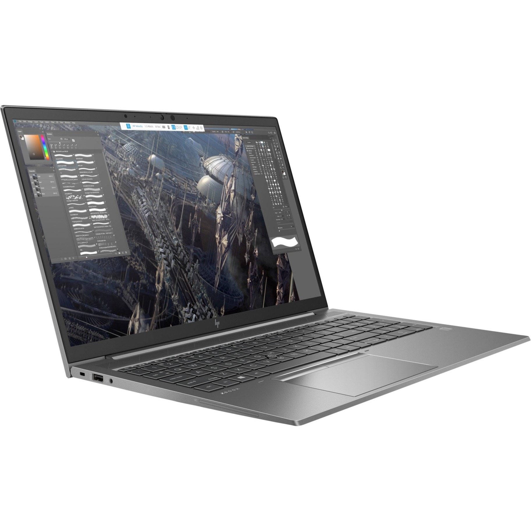 HP ZBook Fury 15 G7 15.6" Mobile Workstation - Intel Core i7 10th Gen i7-10850H - 64 GB - 16.50 Hours Battery Run Time — alternate image1
