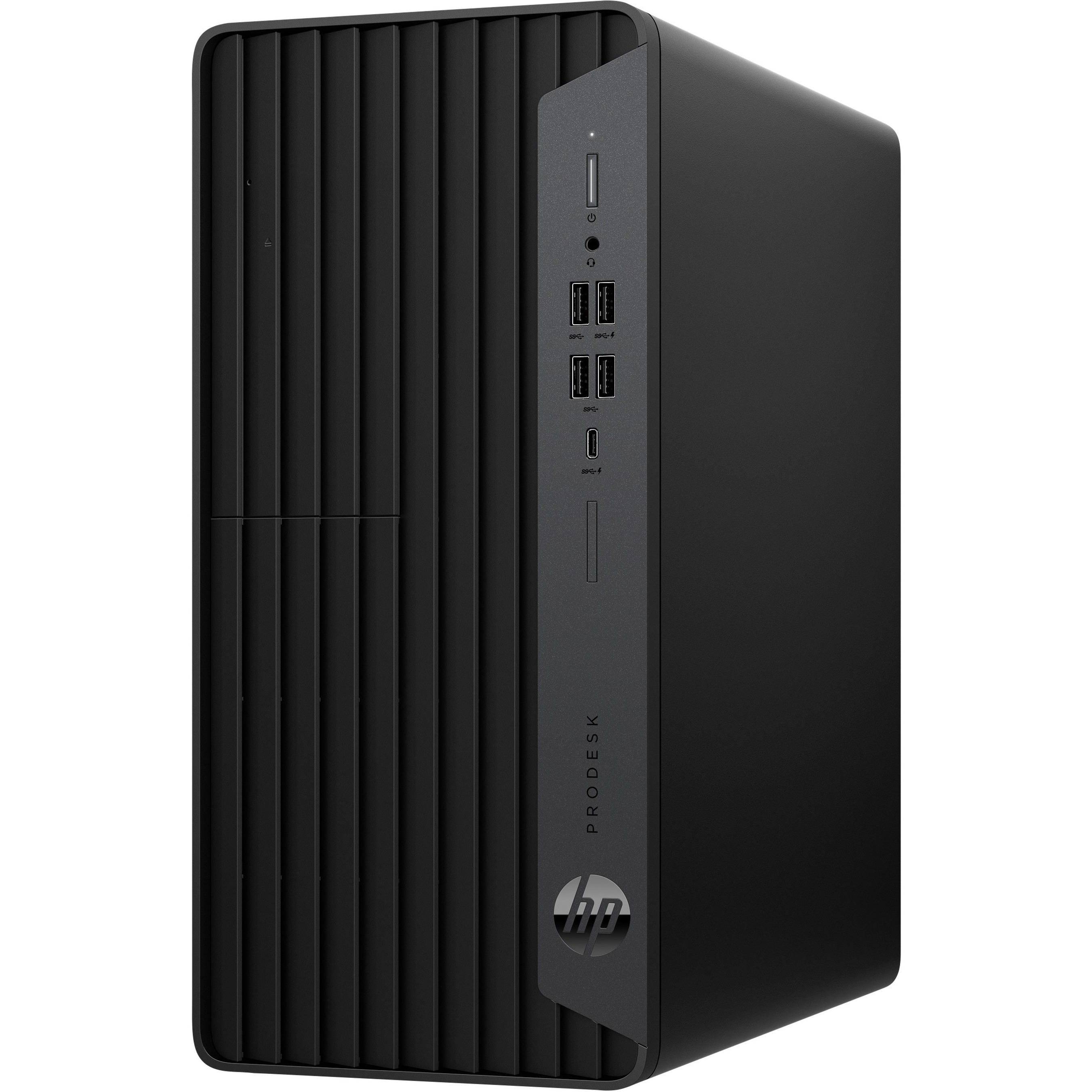 HP Business Desktop ProDesk 600 G6 Desktop Computer - Intel Core i5 10th Gen i5-10500 - vPro Technology - 16 GB - 256 GB PCI Express NVMe SSD - Micro Tower - Intel UHD Graphics 630 DDR4 SDRAM — left