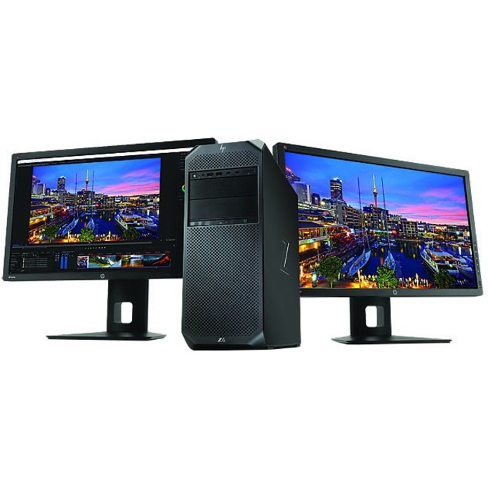 HP Z6 G4 Workstation - Xeon Gold 6128 - 32 GB - 256 GB SSD - Tower - Black - Serial ATA Controller - 0, 1, 5, 10 RAID Levels - Intel Optane Memory Ready - Gigabit Ethernet — alternate image1