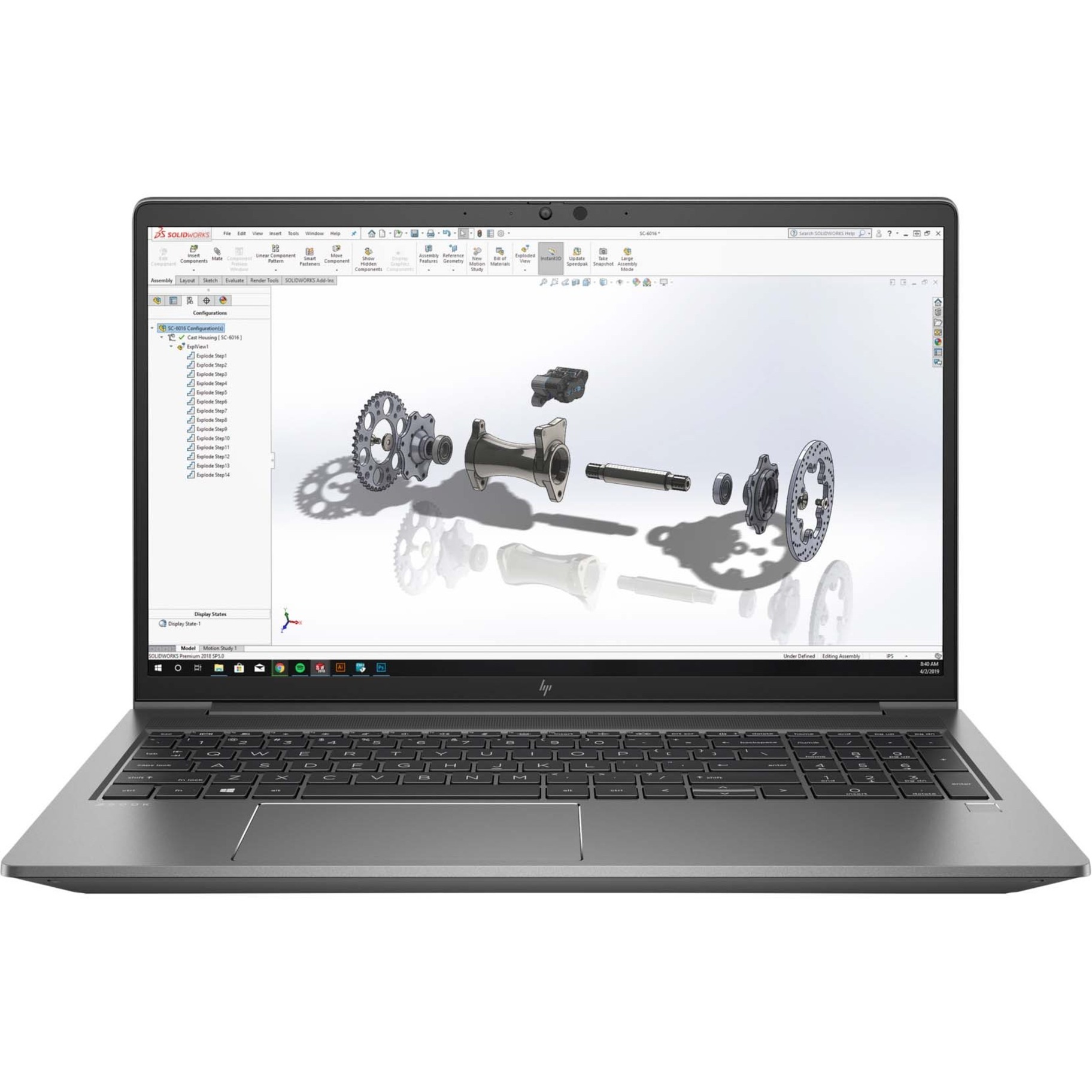 HP ZBook Power G7 15.6" Notebook - Intel Core i9 10th Gen i9-10885H - 64 GB - 512 GB SSD — front