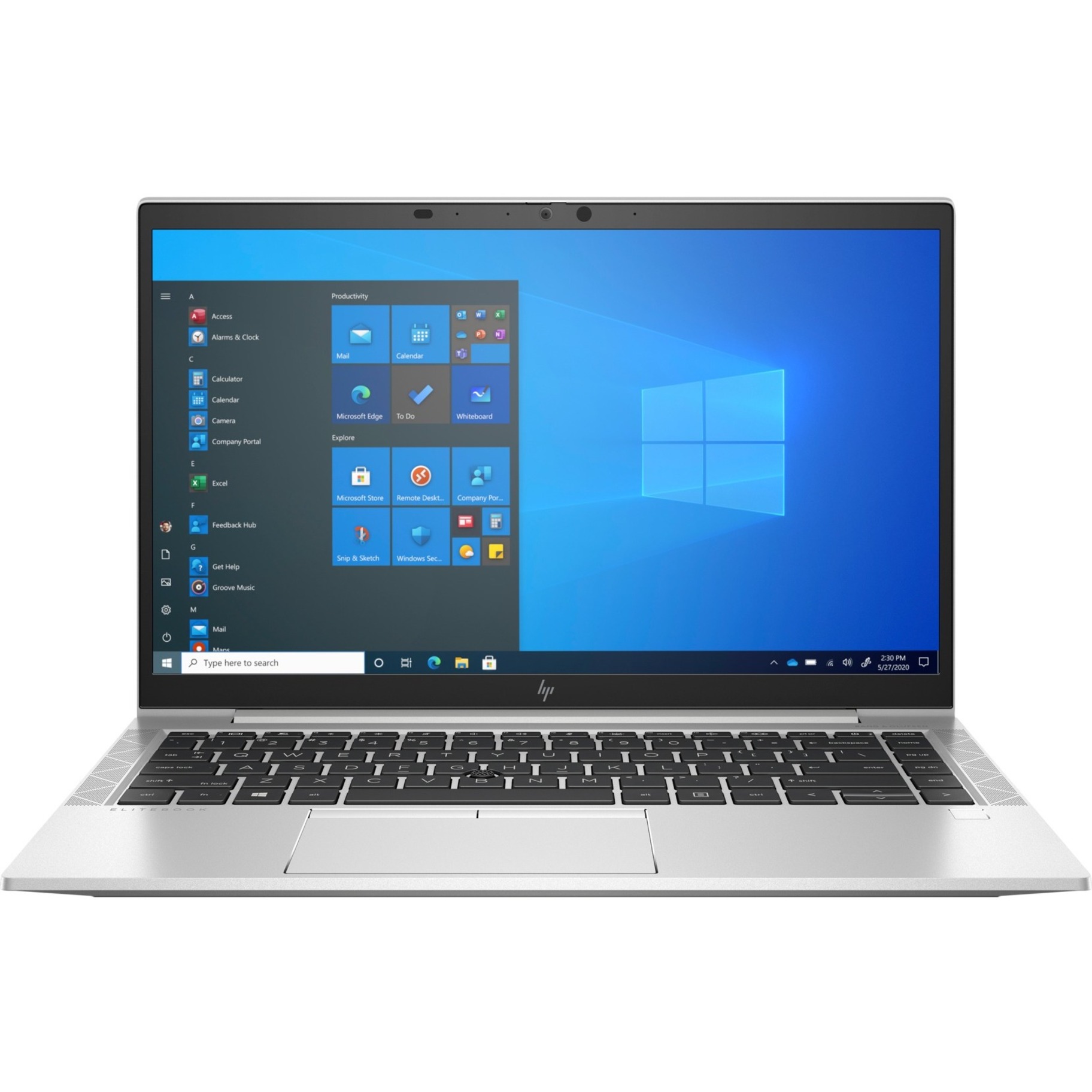 HP EliteBook 840 G8 14" Notebook - Intel Core i7 11th Gen i7-1185G7 - 32 GB - 512 GB SSD - In-plane Switching (IPS) Technology — frontmaximum