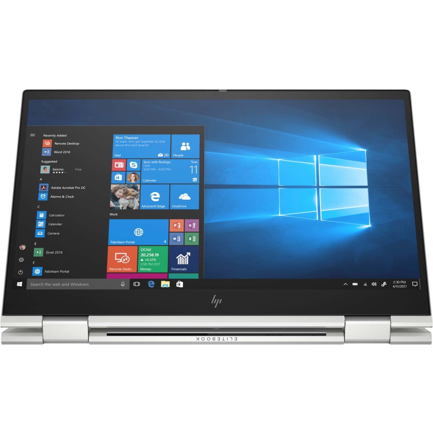 HP EliteBook x360 830 G7 13.3" Touchscreen Notebook - Full HD - Intel Core i5 10th Gen i5-10310U - 16 GB - 512 GB SSD - 1920 x 1080 - Intel UHD Premium Graphics - In-plane Switching (IPS) Technology, BrightView — alternate image4